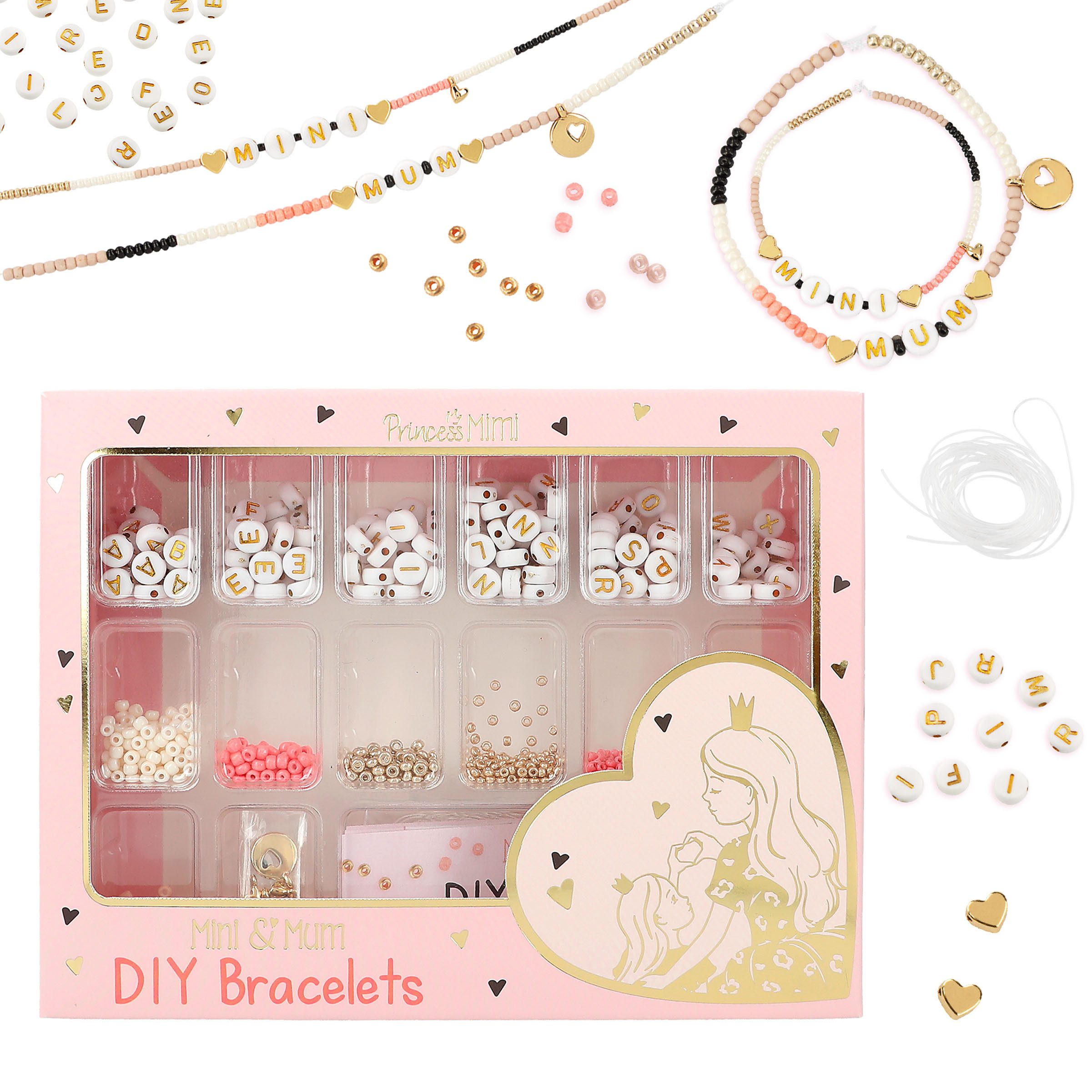 Depesche Armband DEPESCHE Princess Mimi Armbänder Mini & Mum DIY