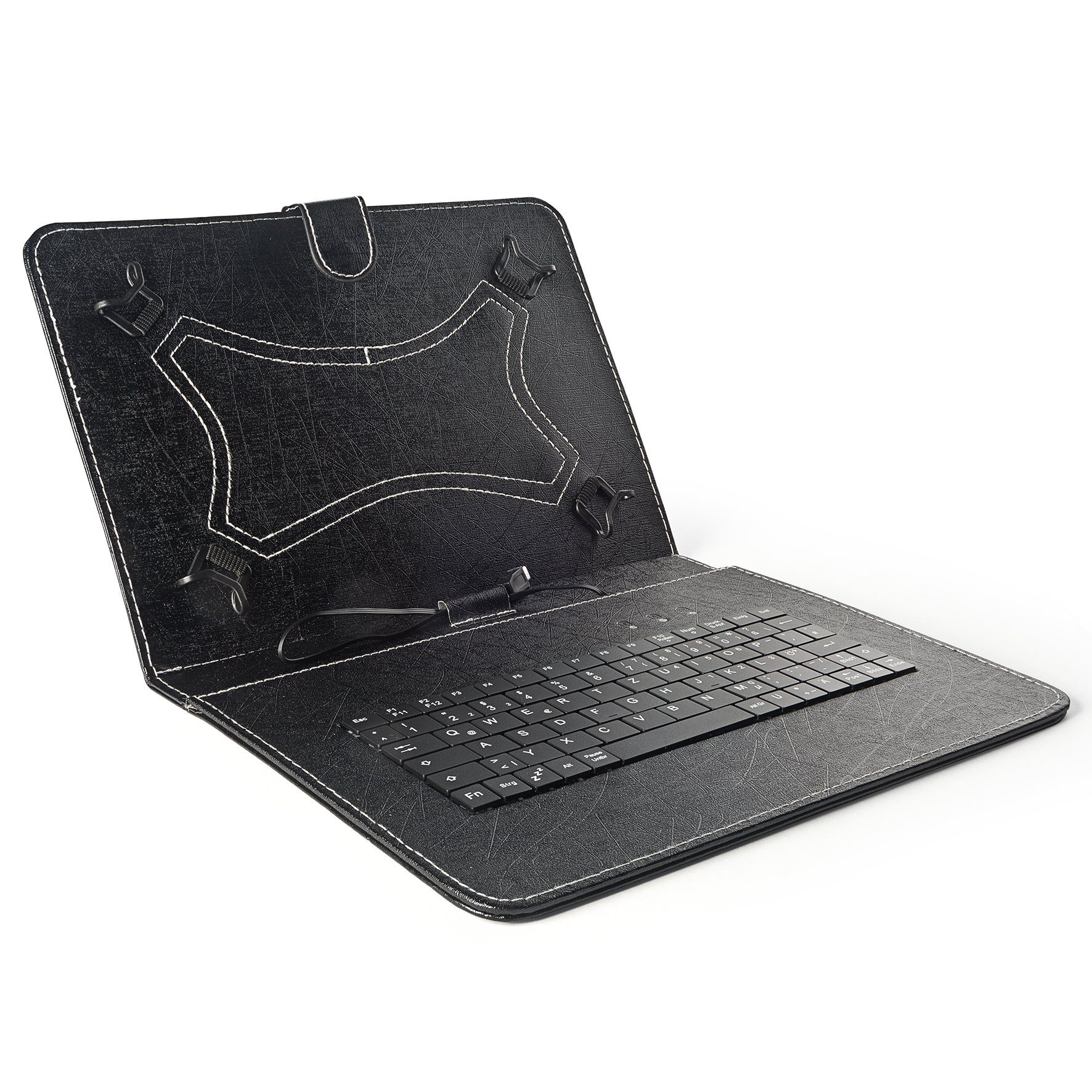 Acepad Tablet-Tastatur (USB-C Tastatur-Tasche Tablets für alle QWERTZ) 9-10" (10.1) DE