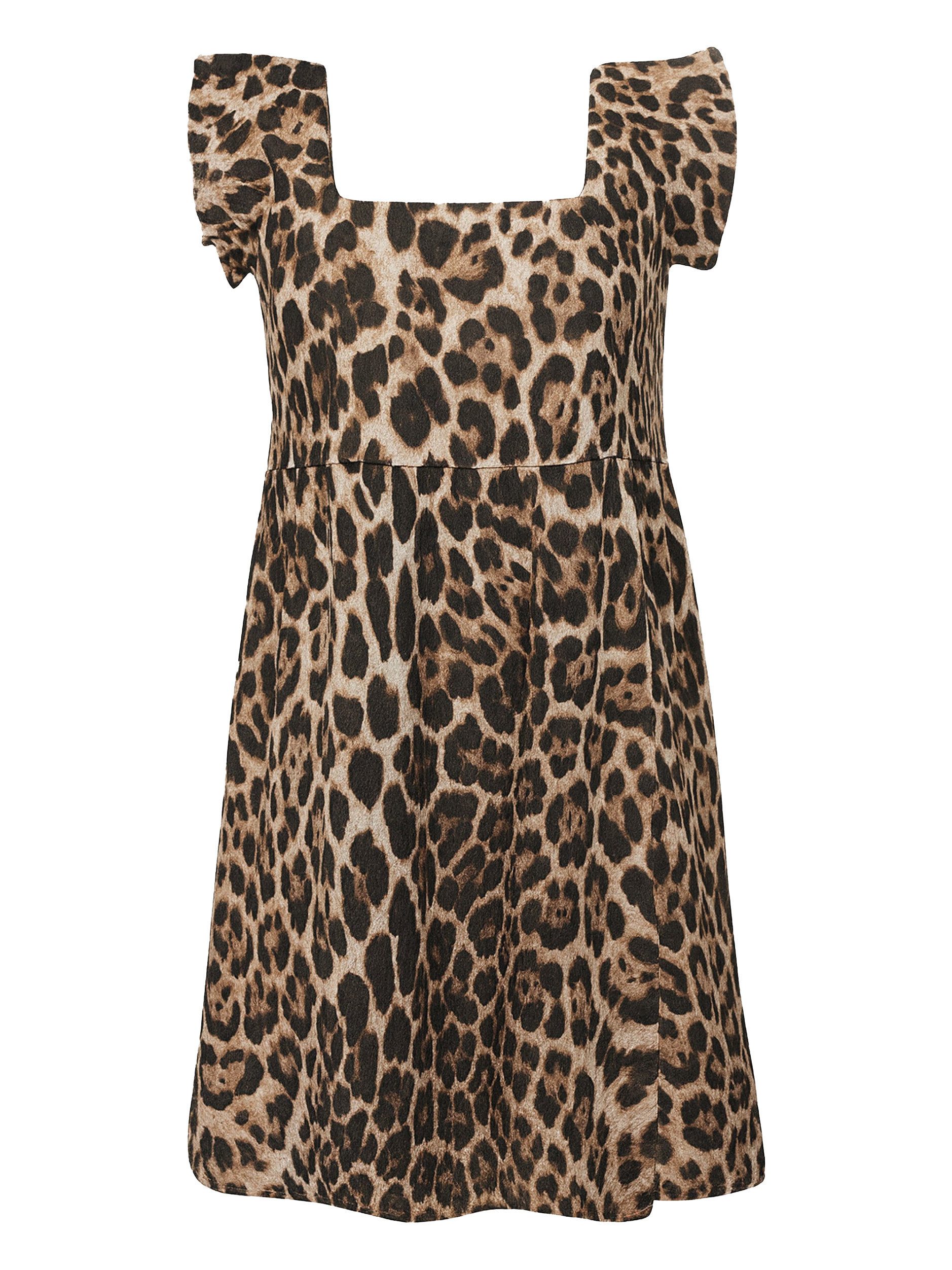 SASSYCLASSY Minikleid Gestreiftes Musselinkleid für Damen Kleid aus Musselin im Streifenmuster mit Rüschenärmel Rosa-Gelb Pink