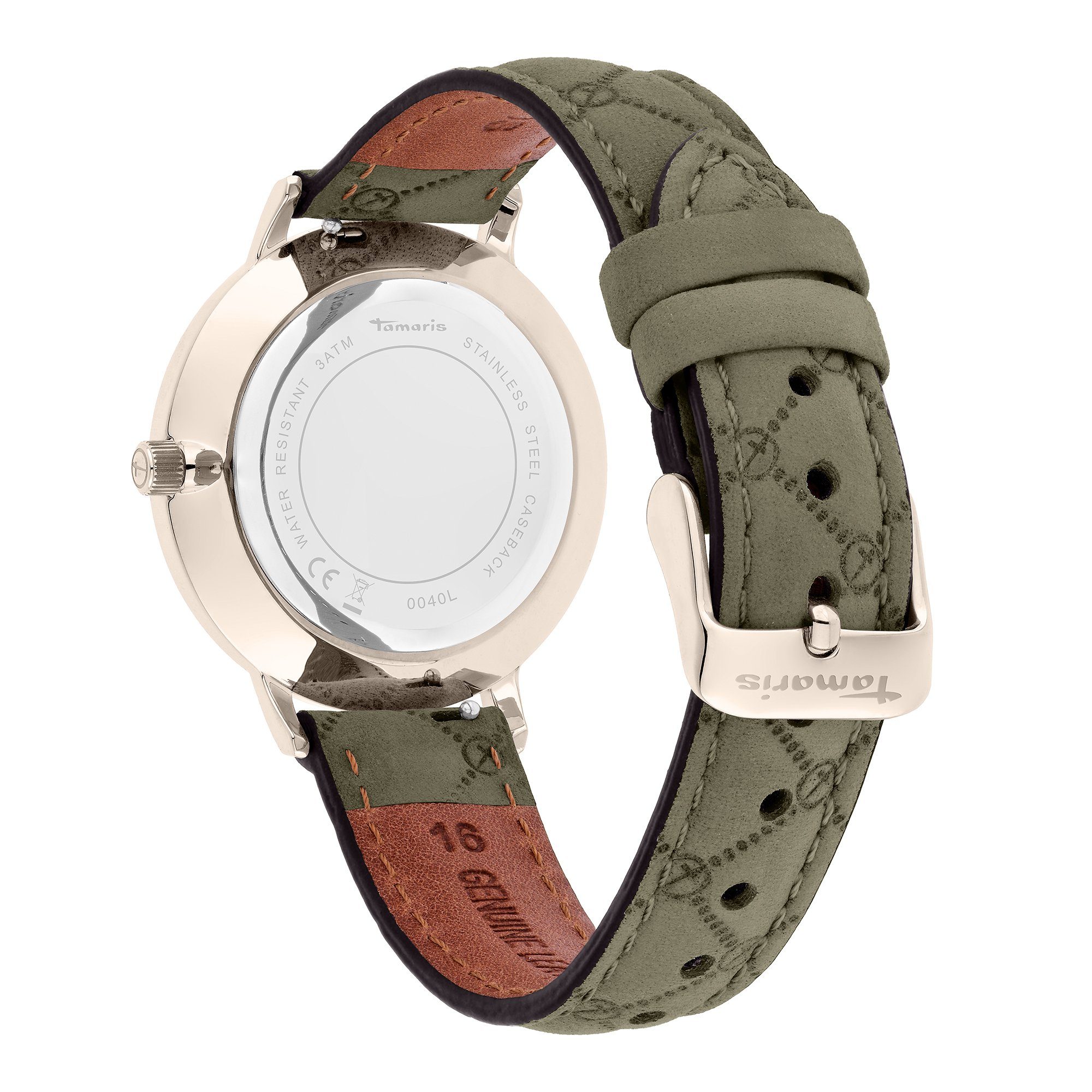 Tamaris Quarzuhr The Basic Must-Have Echtleder