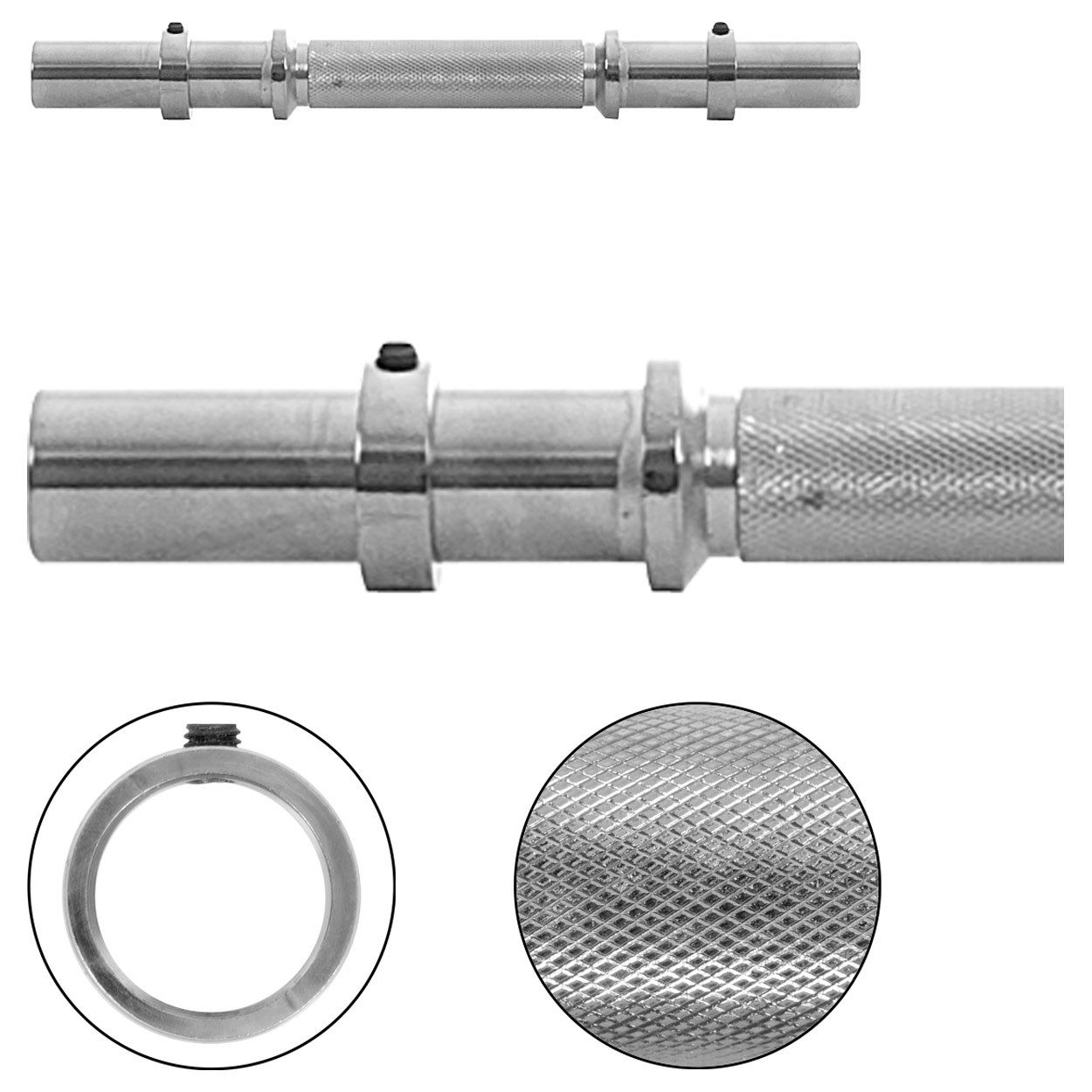 Sport-Tec Kurzhantelstange Kurzhantelstange Standard, Ø 3 cm x 35 cm, 2,5 kg