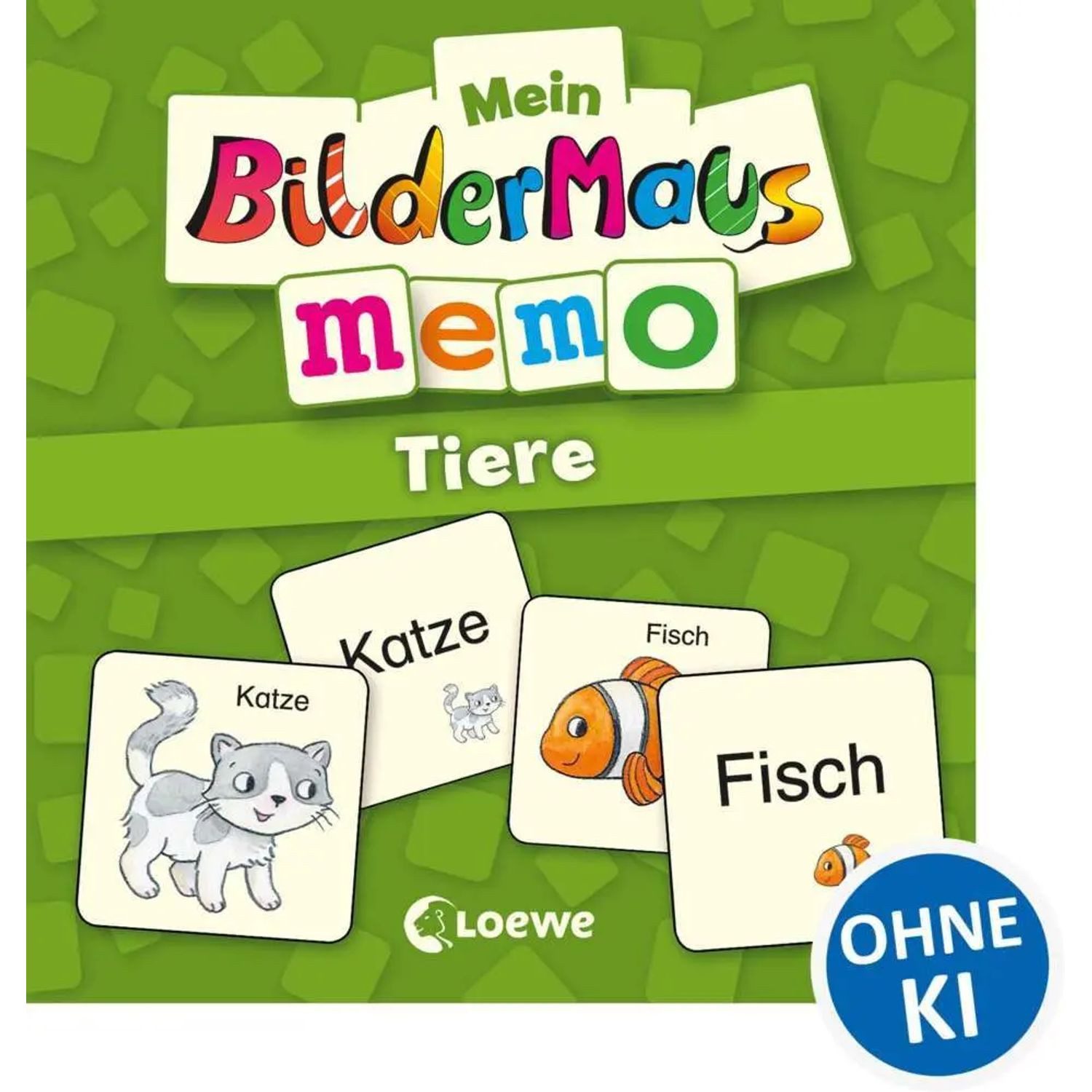 Loewe Spiel Mein Bildermaus-Memo - Tiere (Kinderspiel)