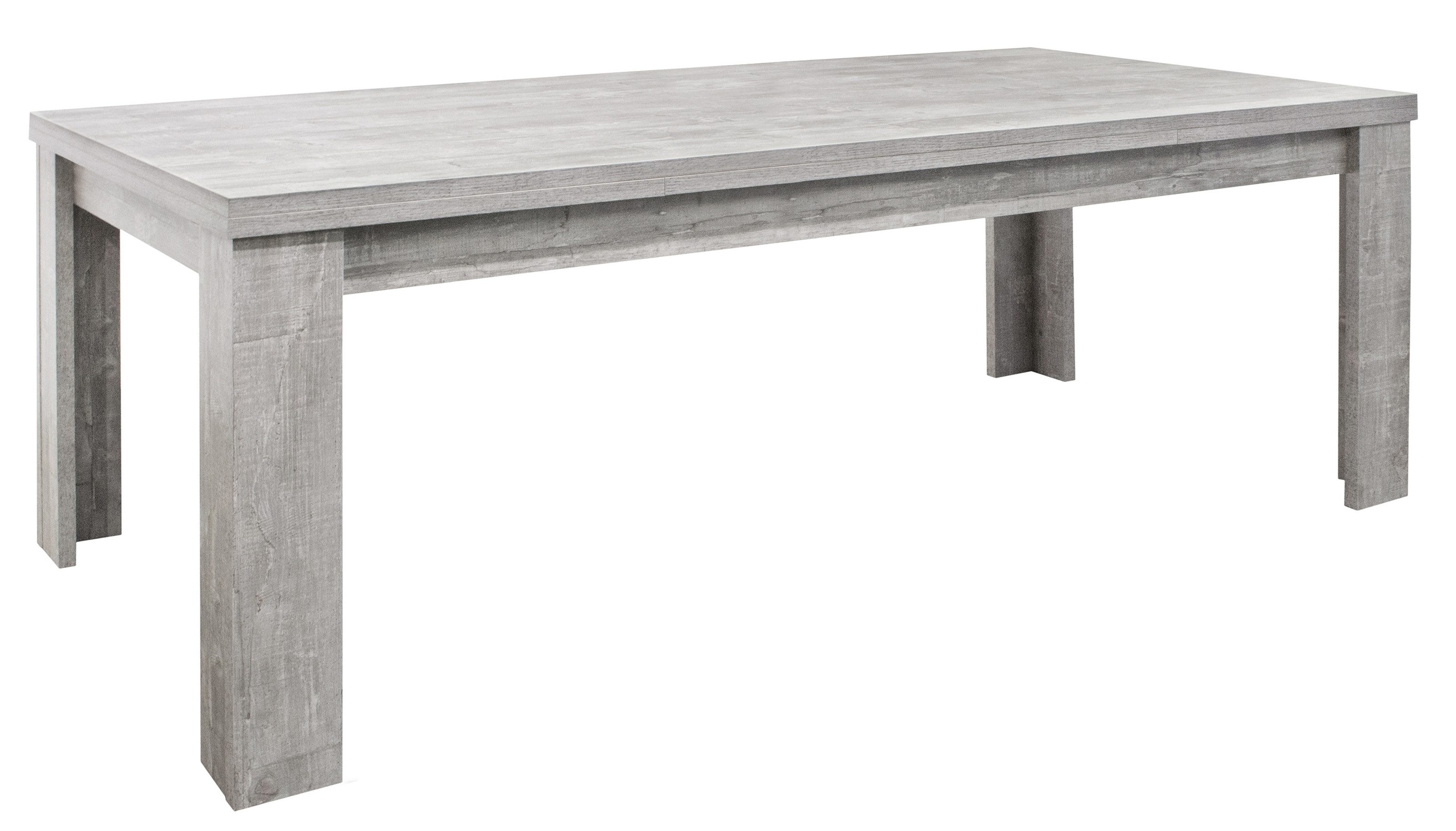 Mäusbacher Kulissentisch (ausziehbar) in beton - 180x78x90cm (BxHxT) (ausziehbar)