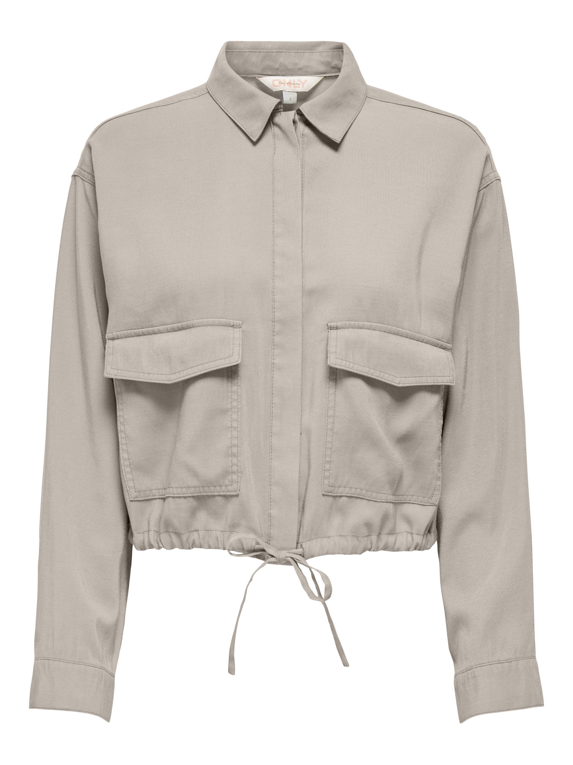 JDY Strickjacke ONLARIS LIFE LS JACKET WVN CC