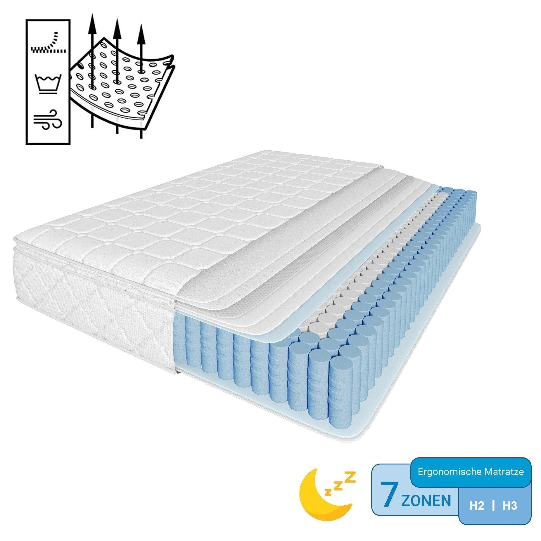 Komfortschaummatratze Matratze,20 /25 cm hoch,Kaltschaummatratze, Federkern günstig online kaufen
