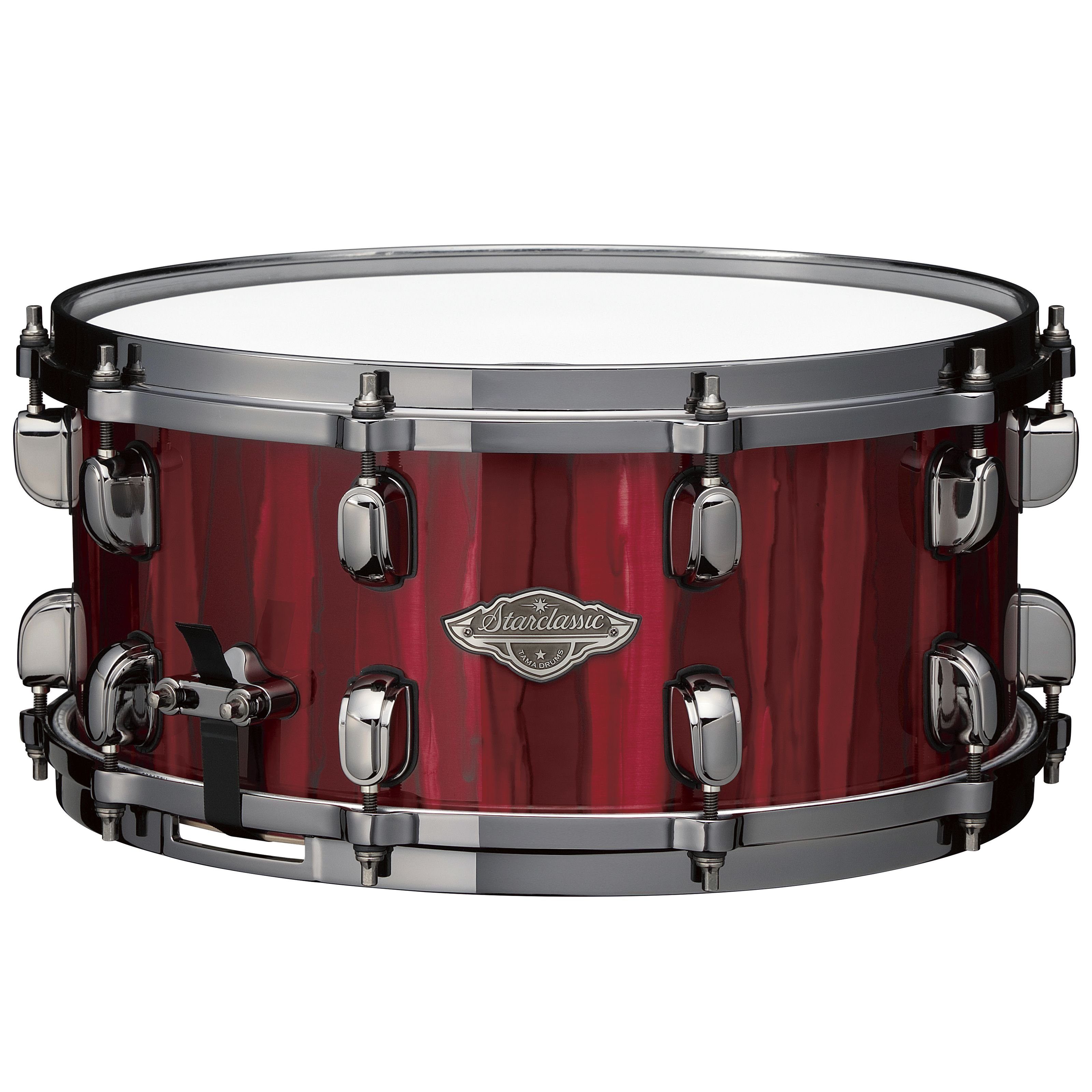 Tama Snare Drum, MBSS65BN-CRW Starclassic Performer Snare 14"x6,5" Crimson Red Waterf