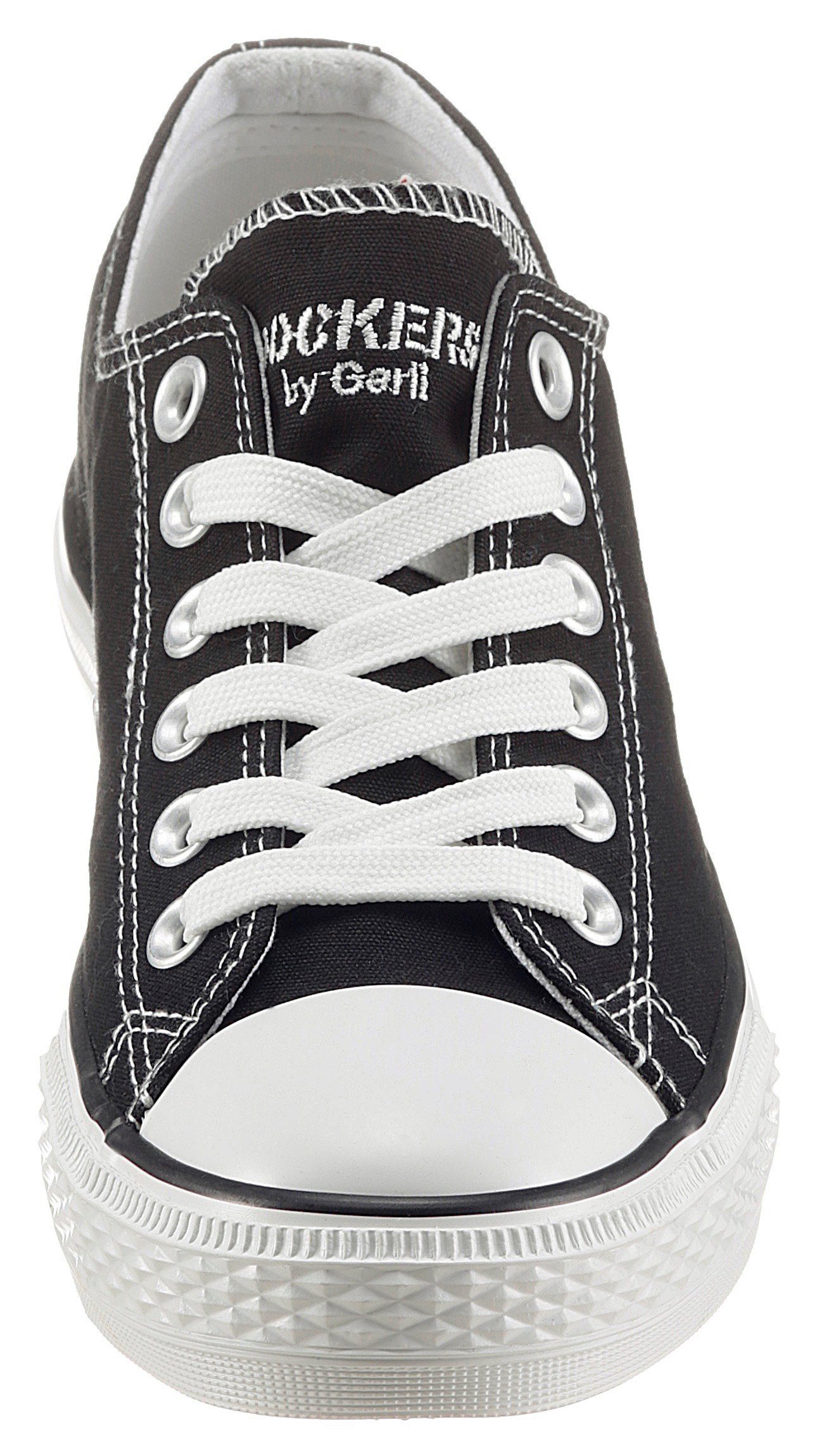Dockers by Gerli Sneaker mit dezenter Logo-Stickerei, Freizeitschuh, Halbschuh, Schnürschuh