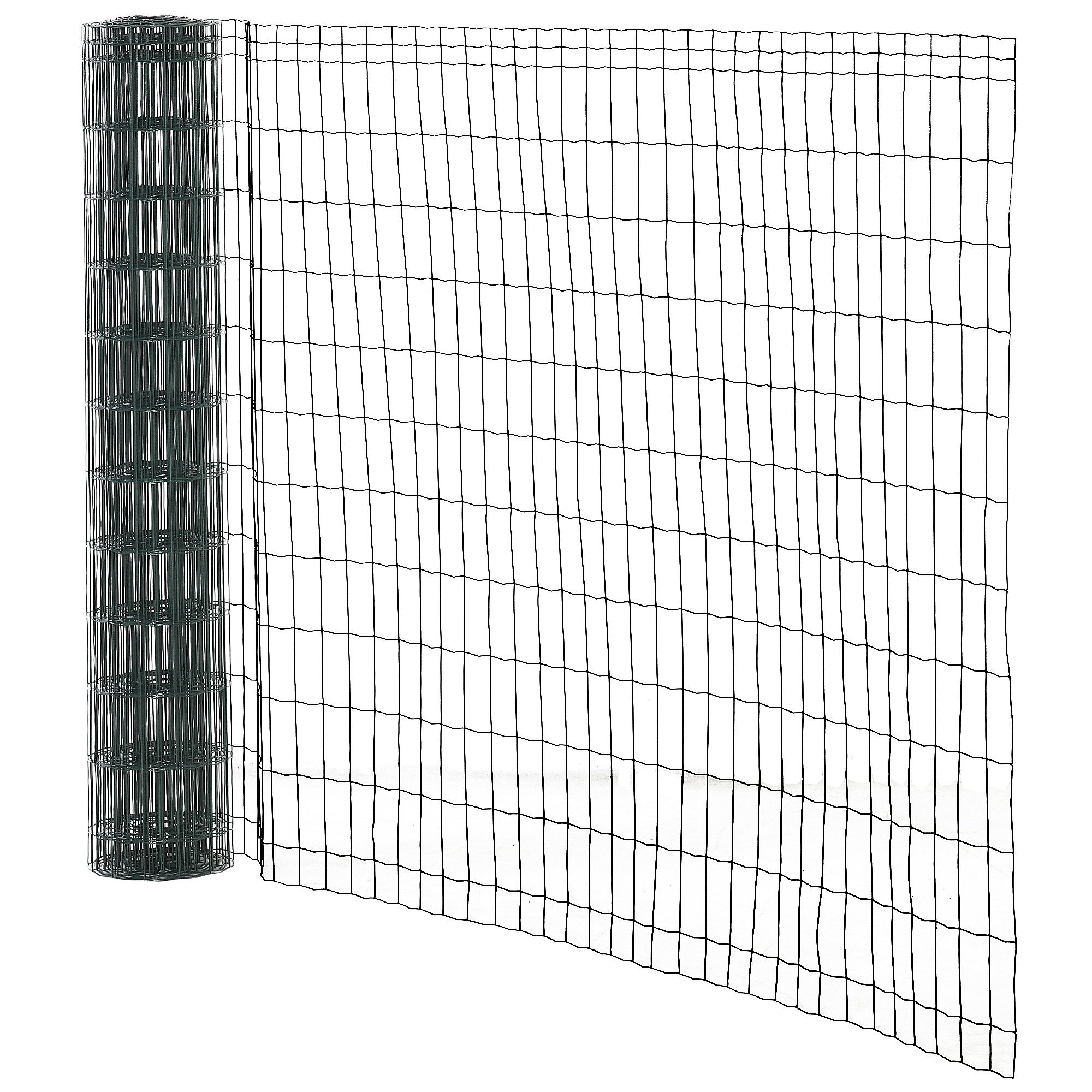 Maschendrahtzaun Hundezaun Maschendrahtzaun für Geflügel 10x1,22m Dunkelgrün