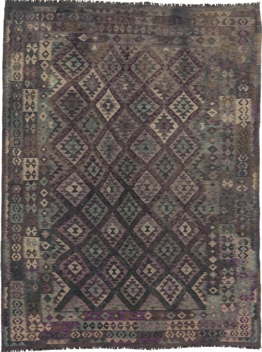 Orientteppich Kelim Afghan 220x290 Orientteppich, mm Handgewebter rechteckig, Nain Trading, 3 Moderner Heritage Höhe