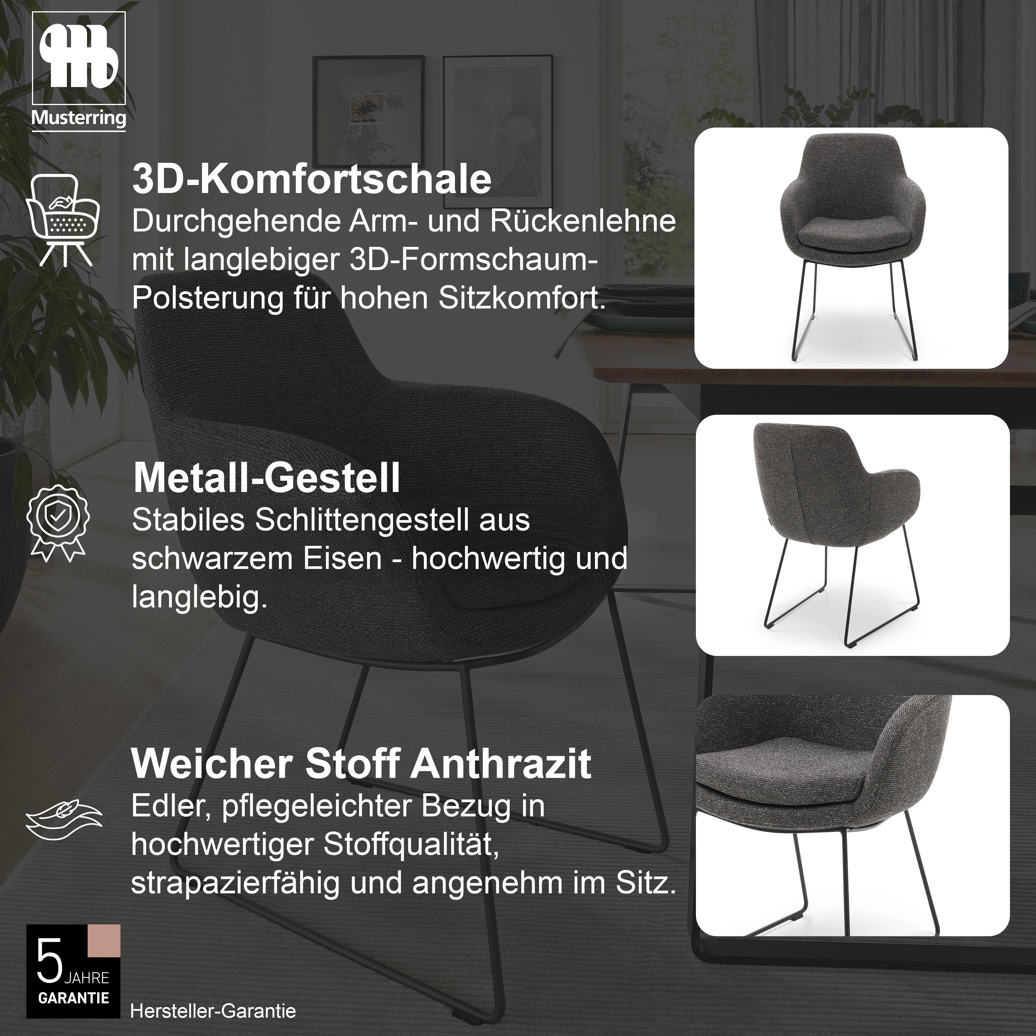 Musterring Esszimmerstuhl Tavia (Set, 2 St)