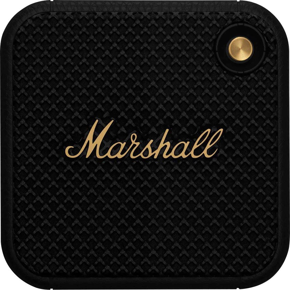 Marshall Willen 1.0 Bluetooth-Lautsprecher (Bluetooth, und Black W) Brass 10