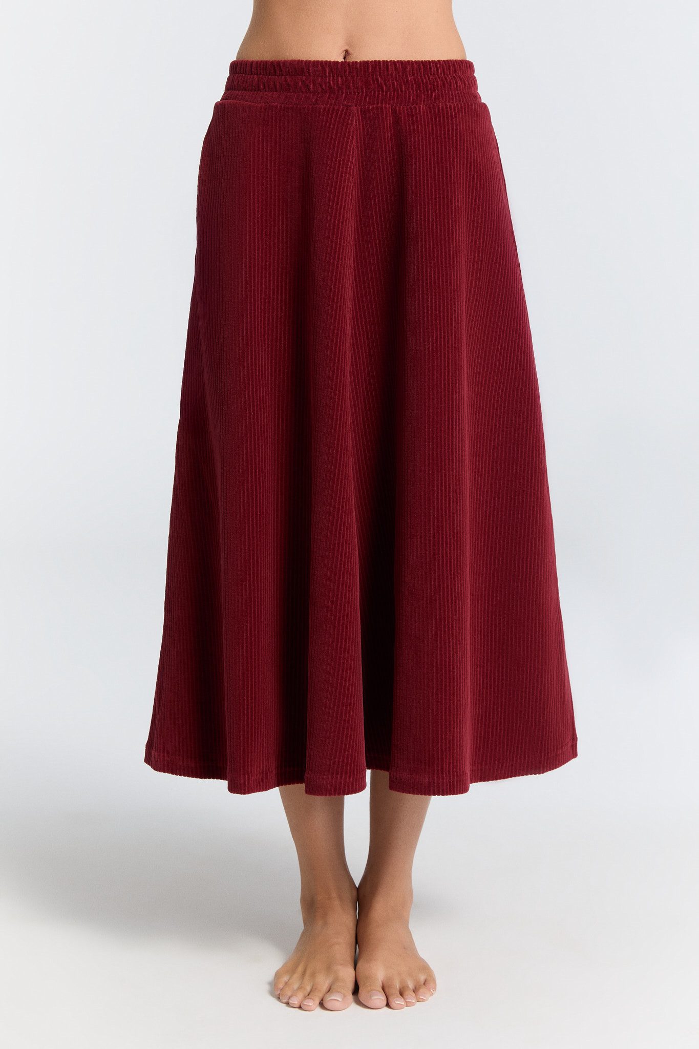 Leela COTTON Cordrock Damen Cord Rock