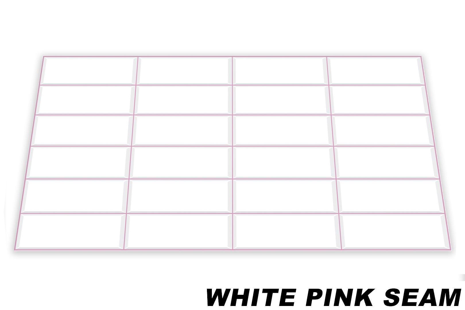 Hexim Wanddekoobjekt WHITE PINK SEAM (Restposten! günstig online kaufen
