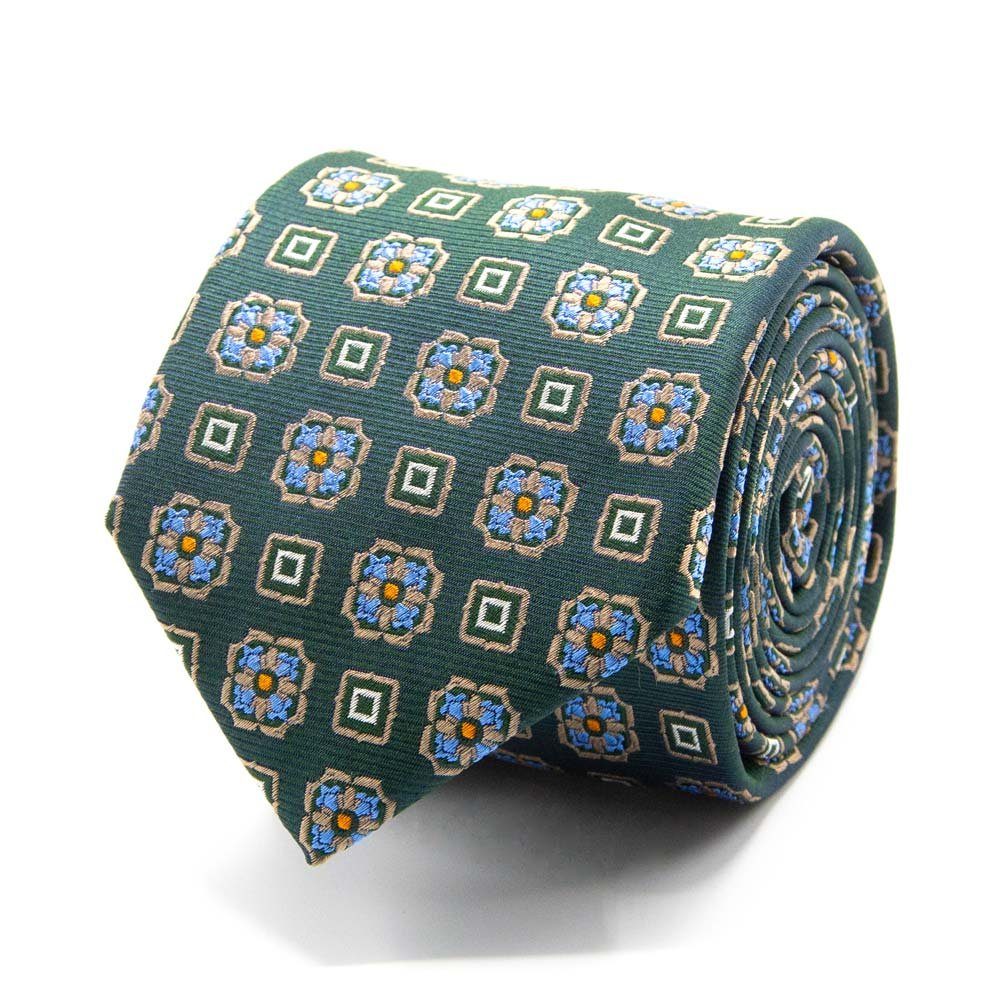 Krawatte Seiden-Jacquard Krawatte mit geometrischem Muster