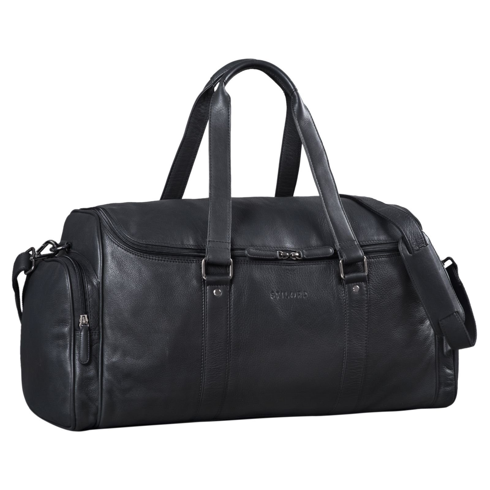 STILORD Weekender "Myles" Vintage Weekender Reisetasche Herren Leder zum Umhängen