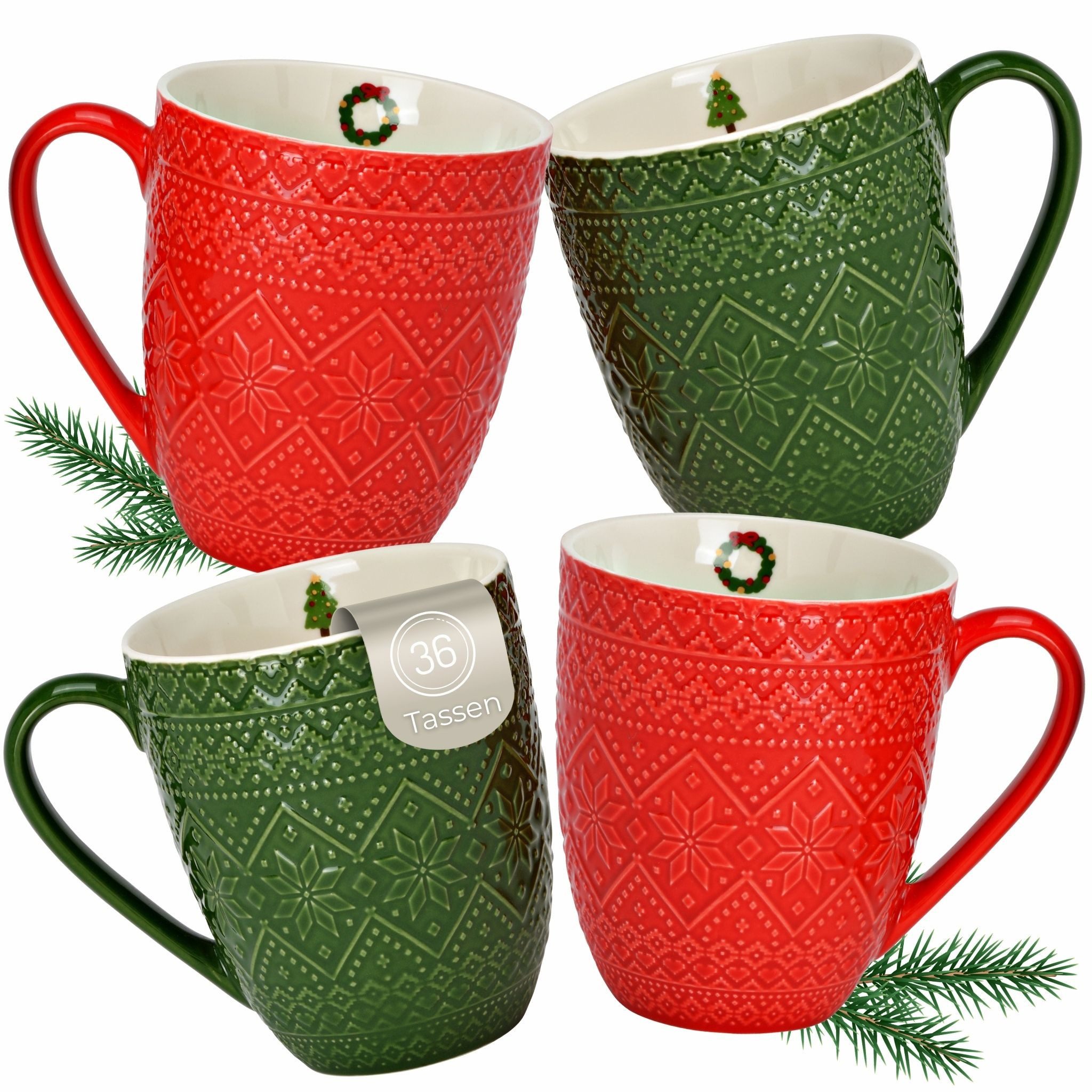matches21 HOME & HOBBY Tasse Weihnachtstassen 36