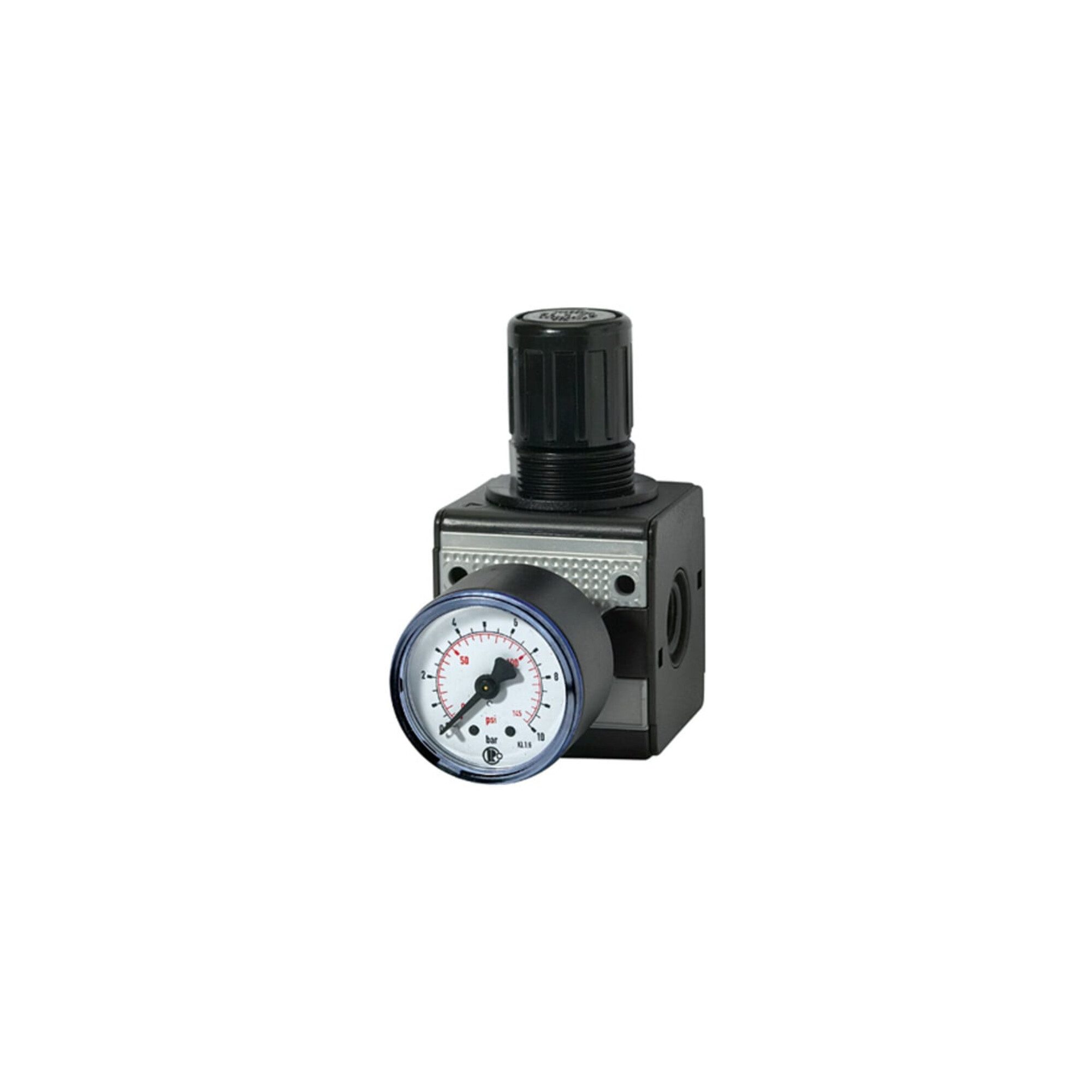 RIEGLER Druckregler Riegler Druckregler »multifix«, inkl. Manometer, BG 3, G 3/4, 0,5-10 b