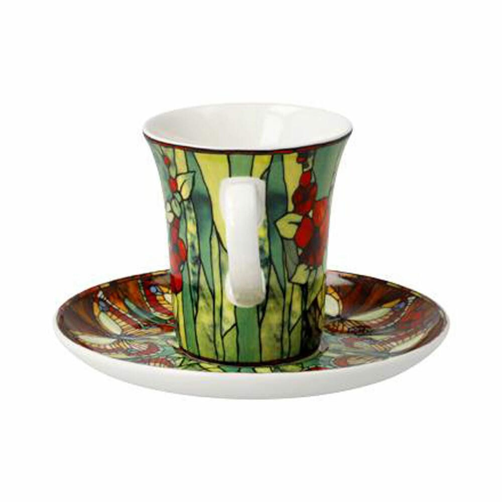 Goebel Espressotasse Tiffany -Schmetterlinge, Fine Bone China