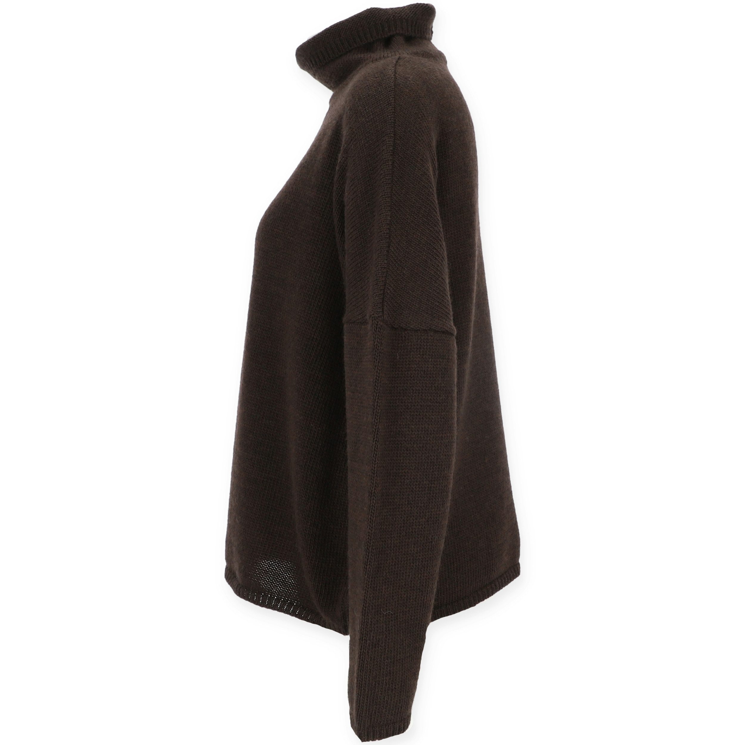 halsüberkopf Accessoires Wollpullover braun günstig online kaufen