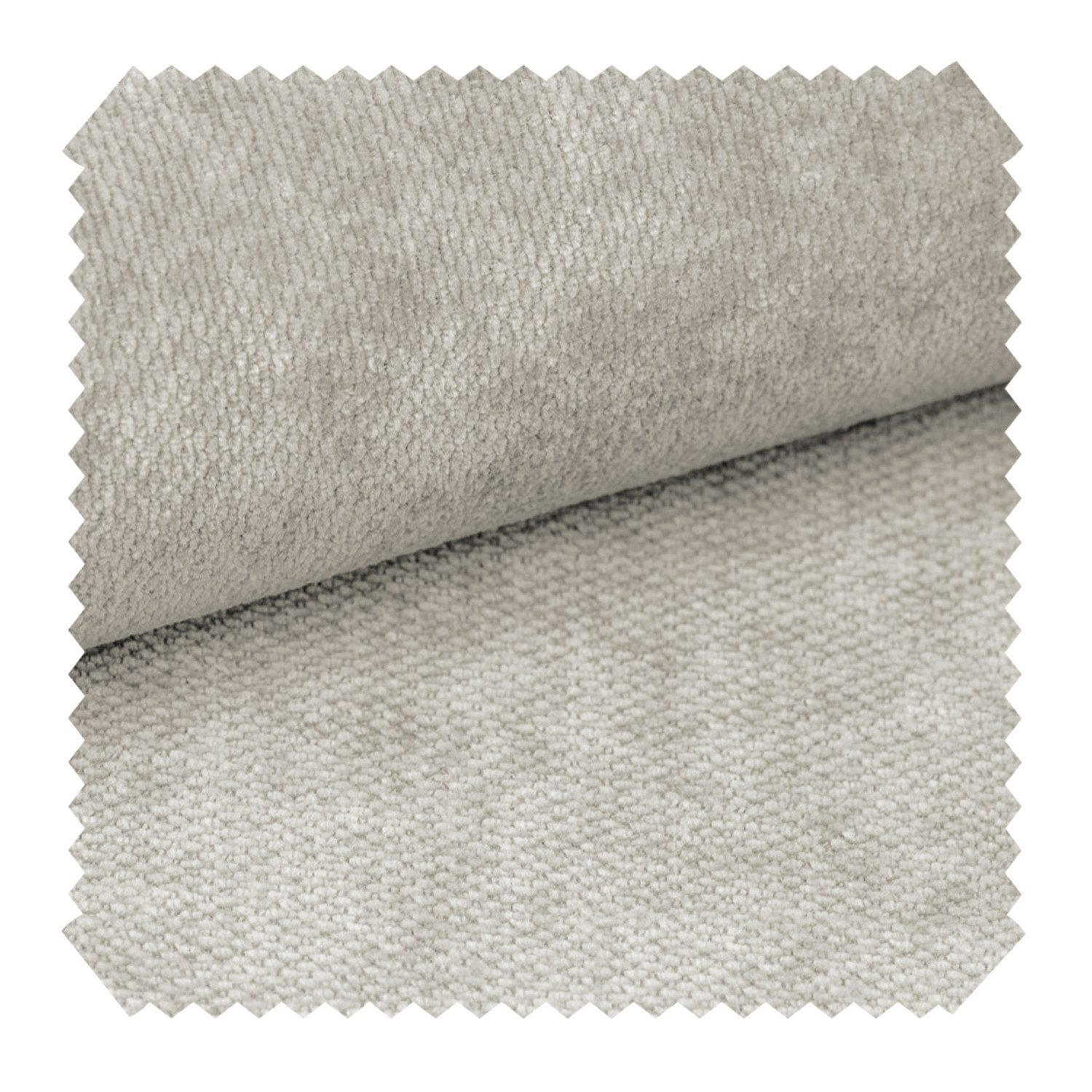 novely® Stoff RINGO - Kuscheliger Chenille-Polsterstoff - Möbelstoff mit Filzrücksei, Wasserdicht, Reißfest, Robust, Samtweich, Meterware, 1lfm