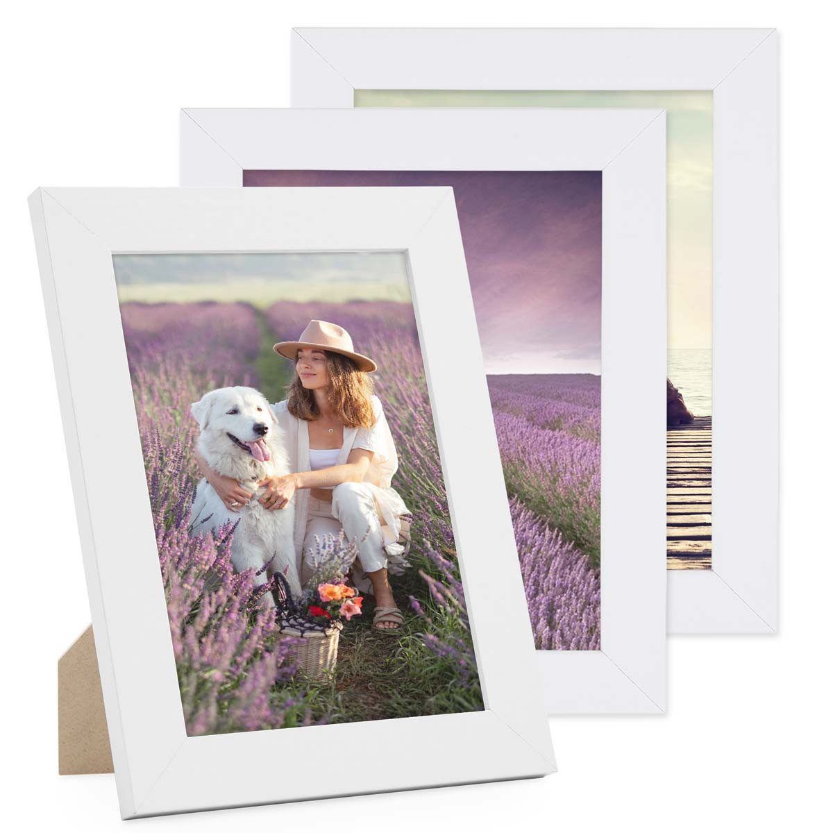 PHOTOLINI Bilderrahmen 3er Set breite Rahmen, günstig online kaufen