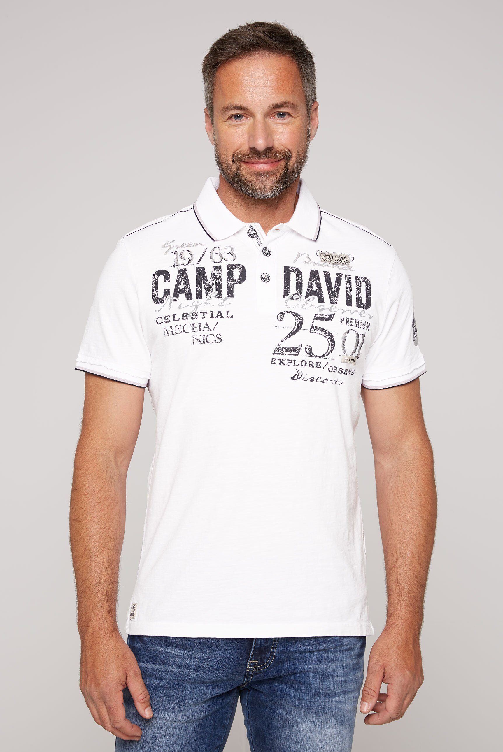 Poloshirt aus Bio-Baumwolle CAMP DAVID