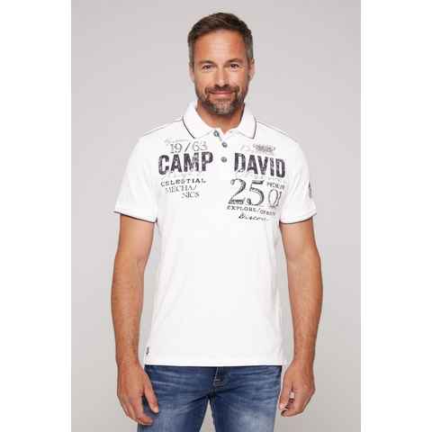 CAMP DAVID Poloshirt aus Bio-Baumwolle