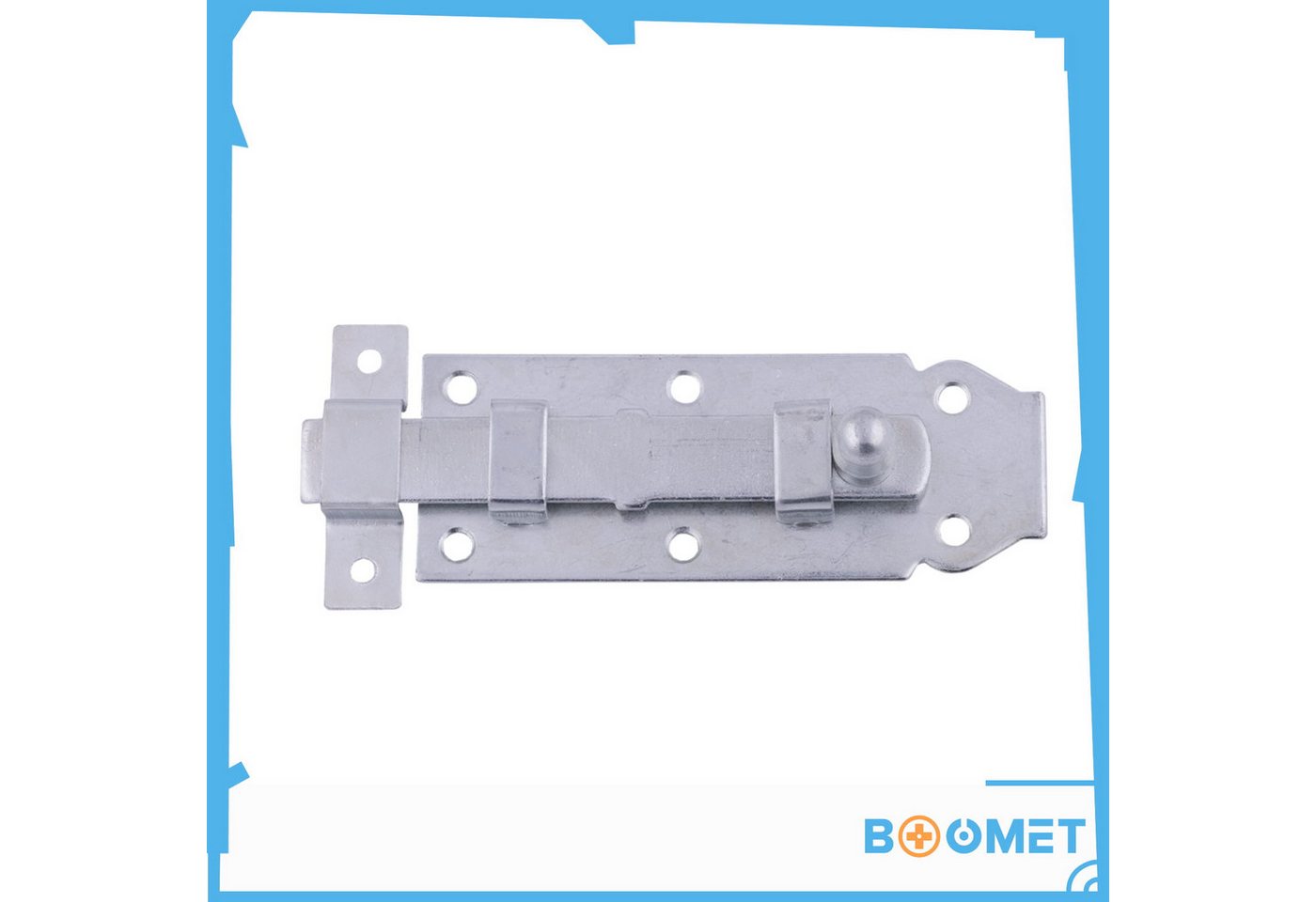 Thumbnail - BOOMET Türriegel Schieberiegel verzinkt, 12 cm, (1-tlg., 12 cm), Türriegel Torverrieglung Torverschluss Türriegel Tor Ve...