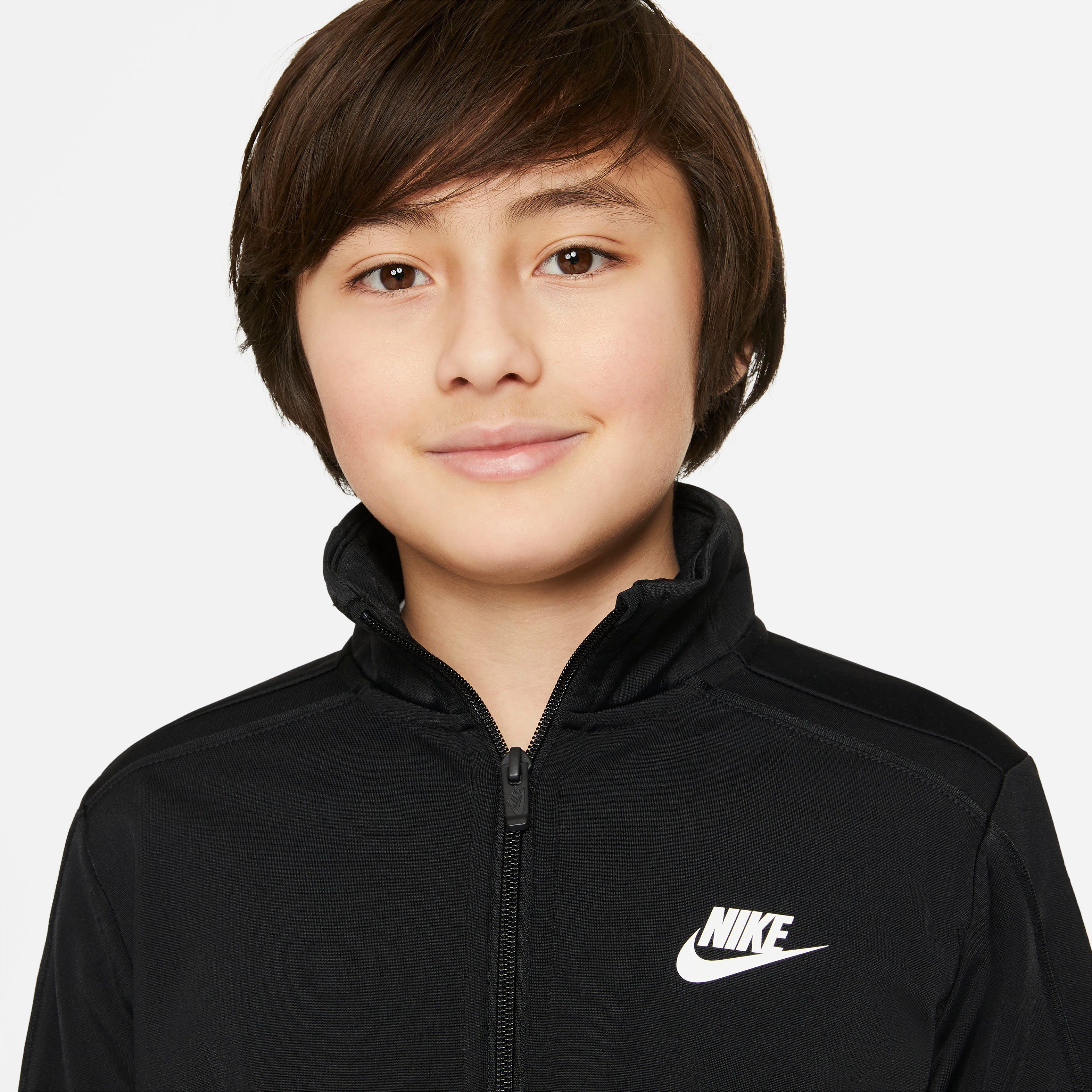 schwarz Kids' Big Nike Tracksuit Sportswear Trainingsanzug