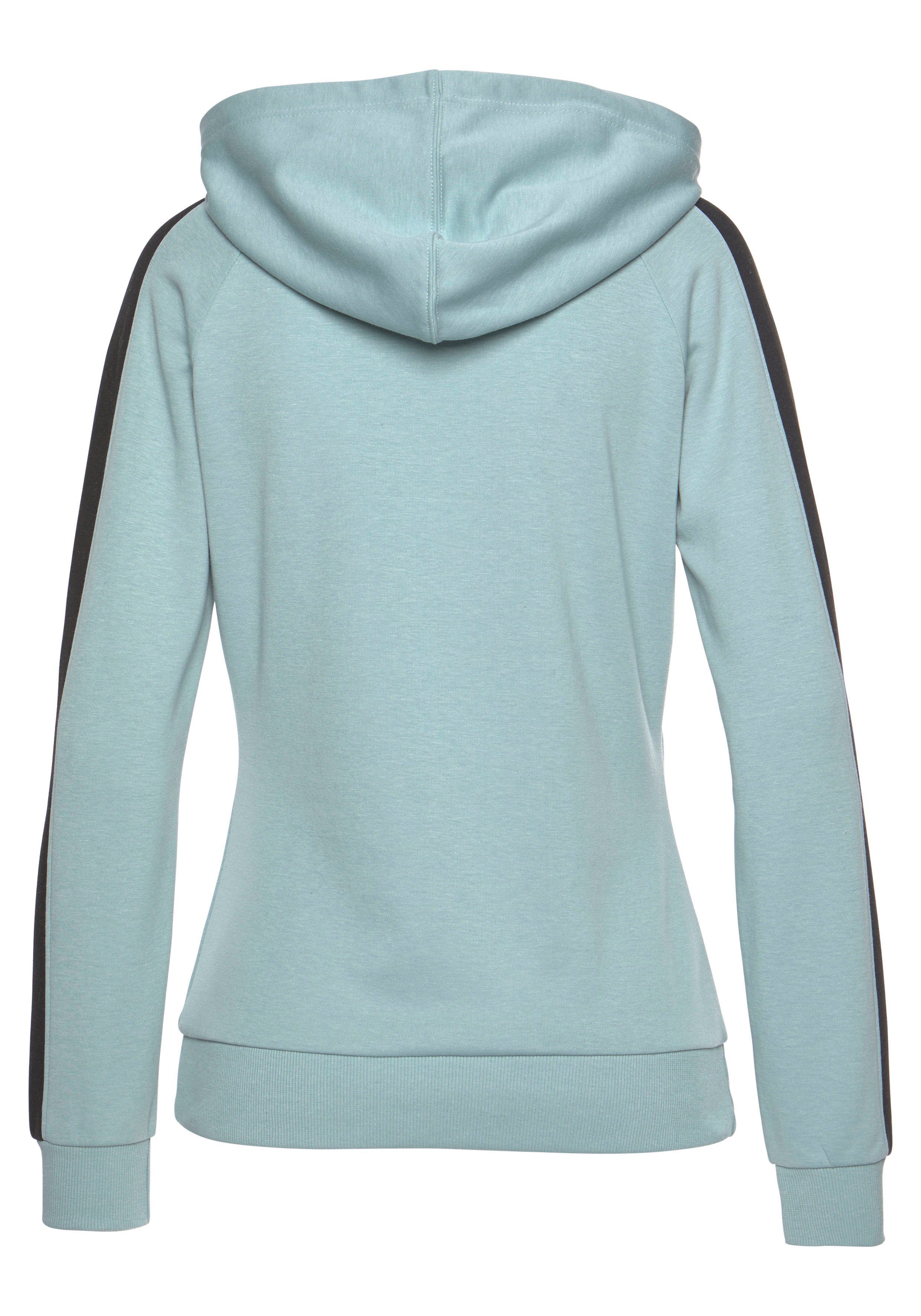 Bench. Loungewear Kapuzensweatshirt mit Seitenstreifen und Kängurutasche, Loungewear