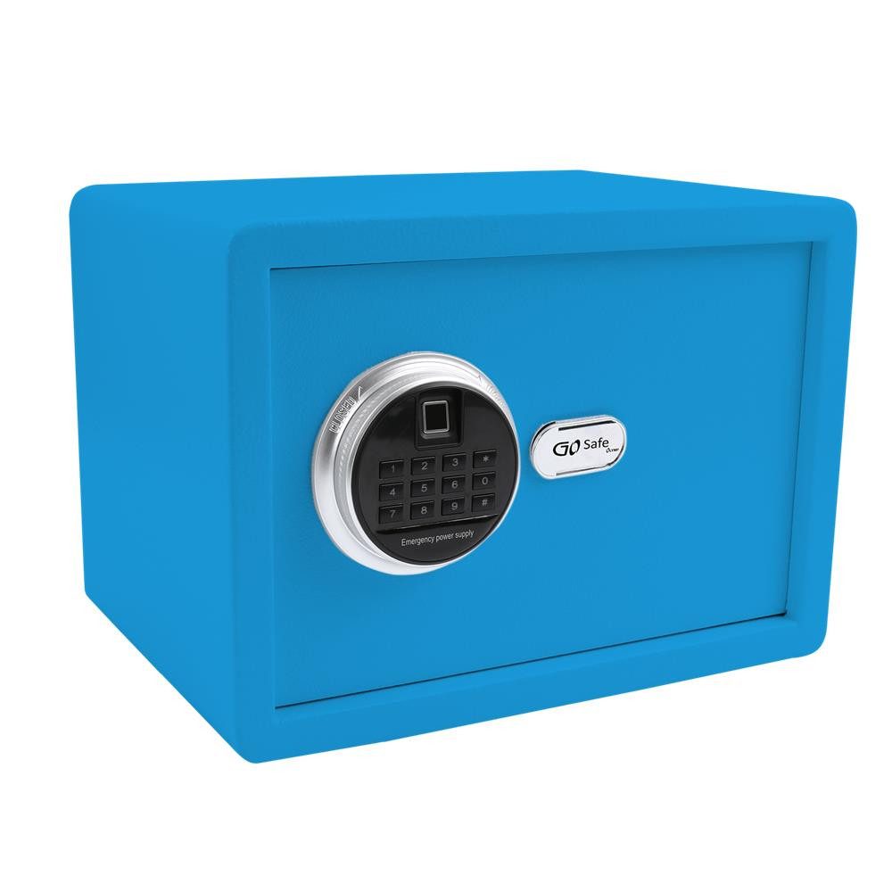 Olympia Tresor GOsafe 120FP, blau, Safe, Wandtresor, Fingerabdruck, Zahlencode, Sicherheitschlüssel