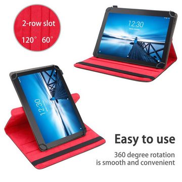 Cadorabo Tablet-Hülle Lenovo Tab E10 (10.1) Lenovo Tab E10 (10.1), Klappbare Tablet Schutzhülle - Hülle - Standfunktion - 360 Grad Case