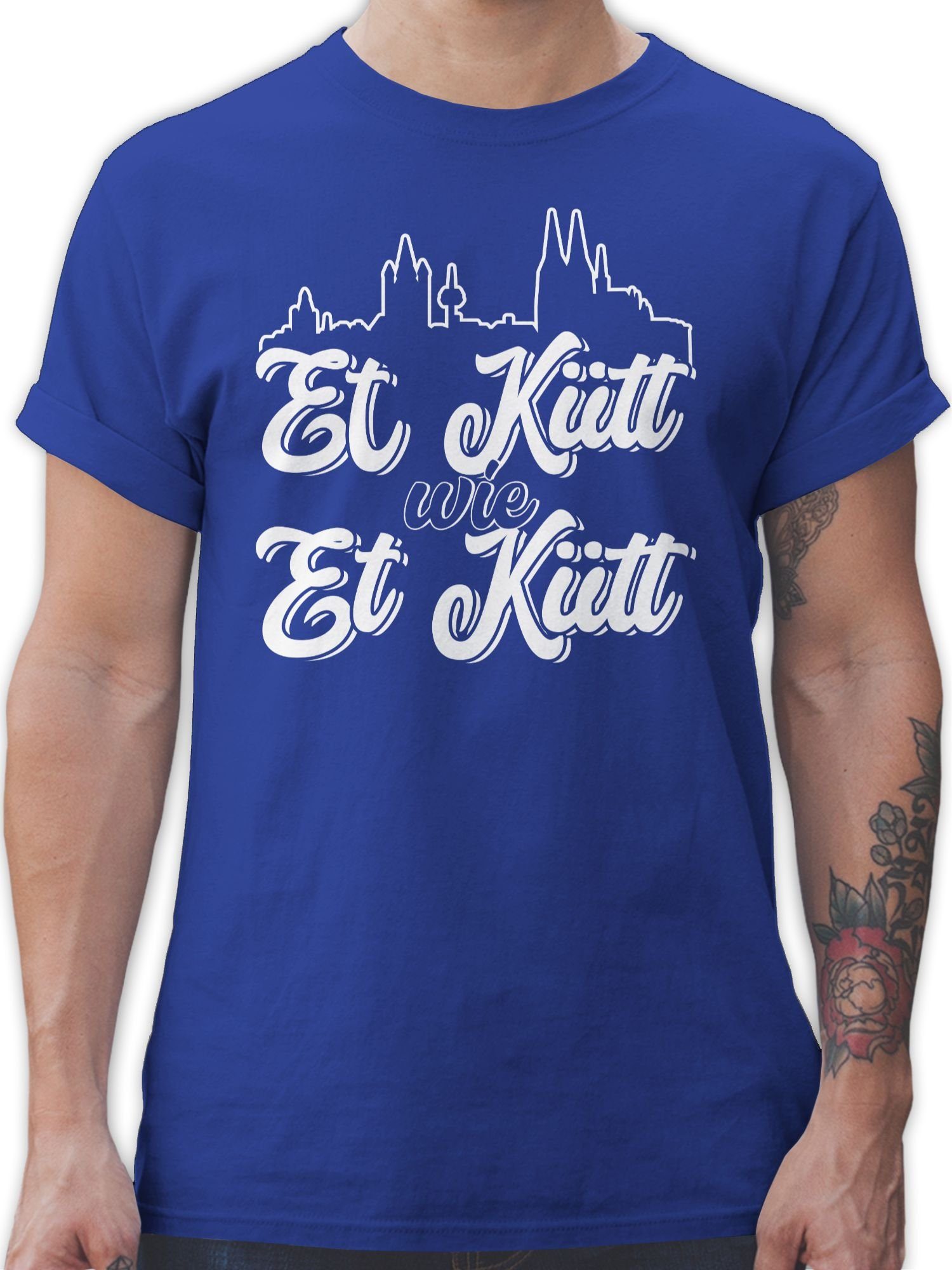 Kütt 03 Shirtracer Et Royalblau Karneval T-Shirt Et Wie Outfit Kütt