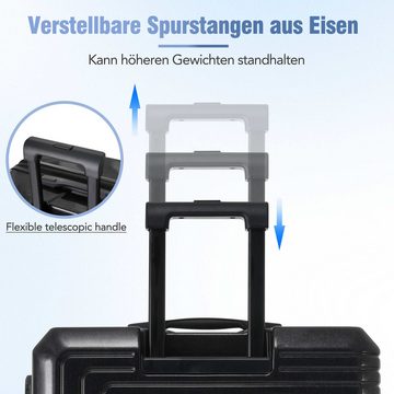 BlingBin Kofferset, (3 tlg., M-L-XL), TSA-Schloss, Geraumiger innerer Stauraum
