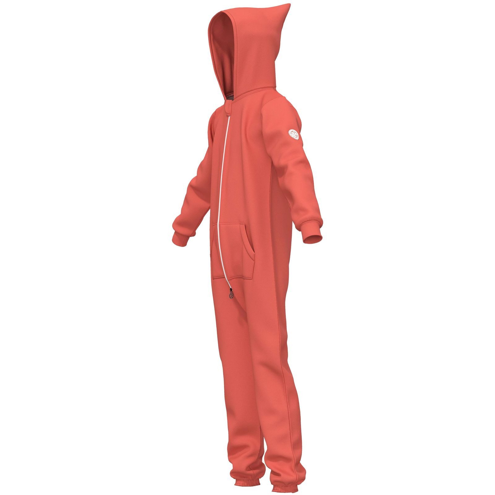 Gradnetz Jumpsuit Kinder Jungen Mädchen Overall Onesie Anzug Kids (1-tlg) Bio-Baumwolle - Kinnschutz - Kuschelig-weich - elastische Bündchen