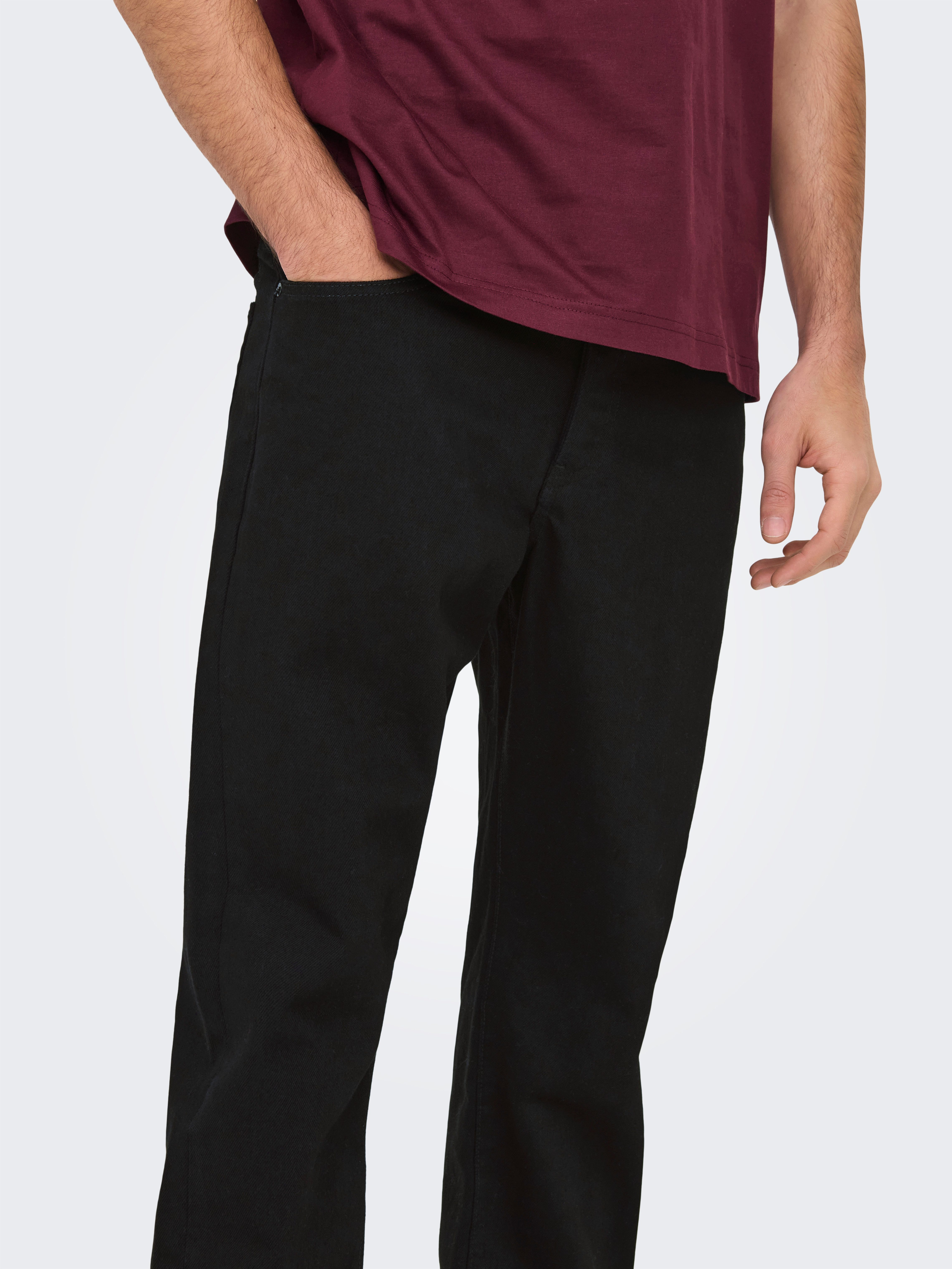 ONLY & SONS Regular-fit-Jeans ONSEDGE STRAIGHT BROMO 0017 DOT DNM NOOS günstig online kaufen