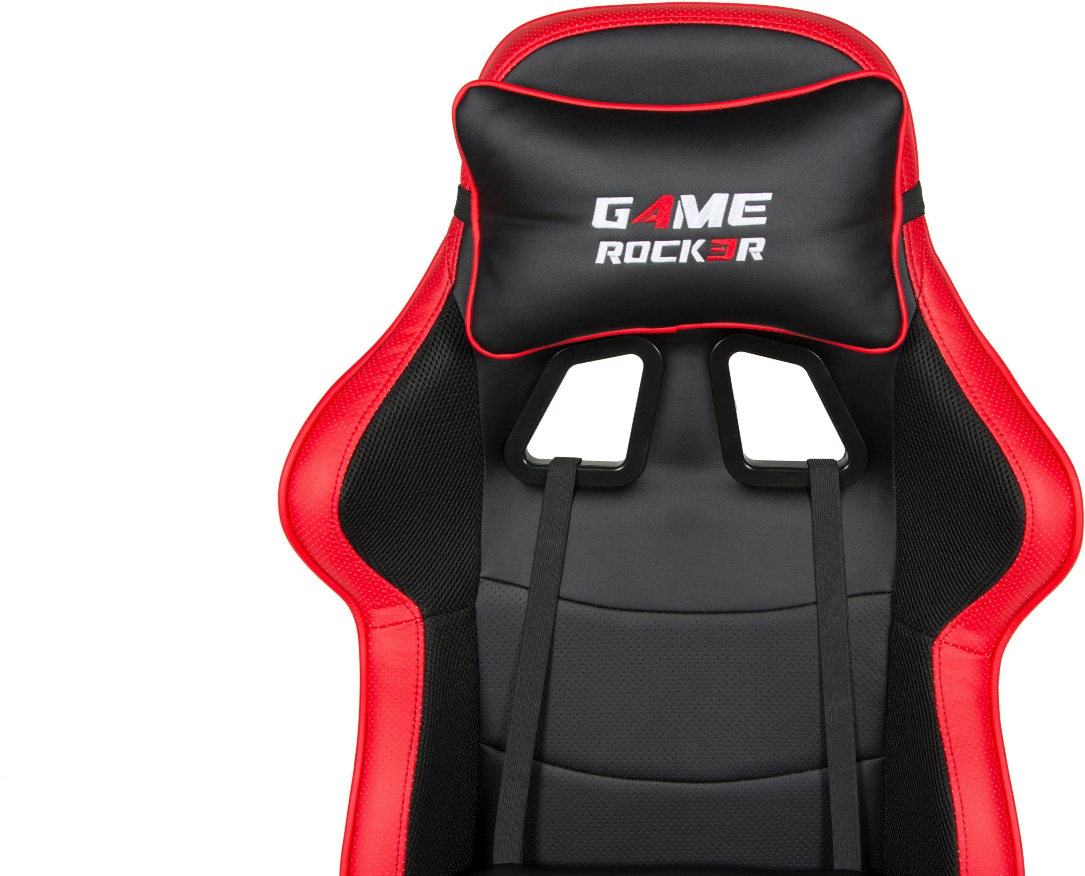 Duo Collection Gaming-Stuhl Game-Rocker G-10 schwarz/rot schwarz/rot 