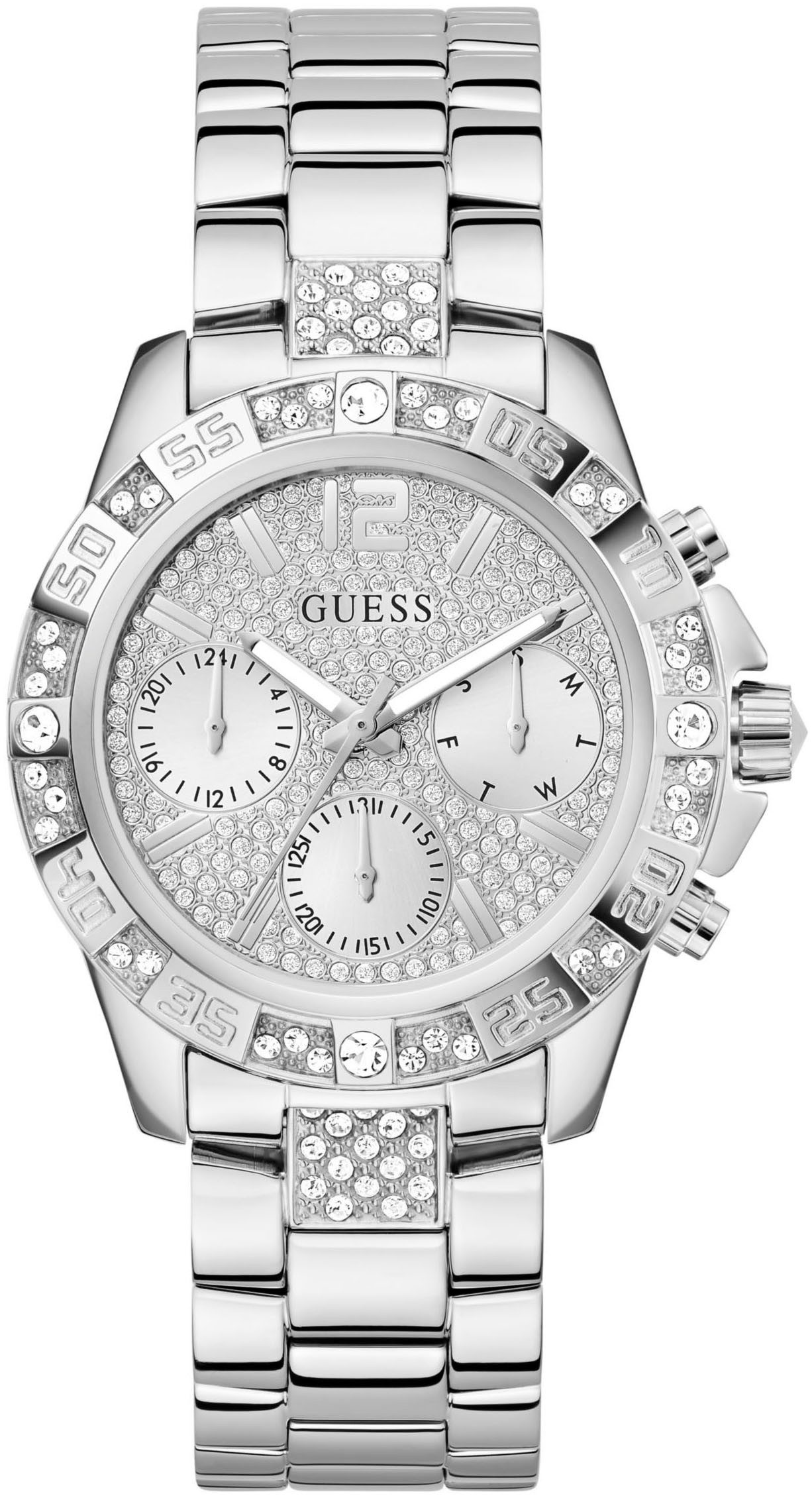 Guess Multifunktionsuhr MAJESTY GW0771L1, Quarzuhr, Armbanduhr, Damenuhr, D günstig online kaufen