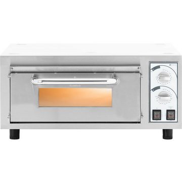 Royal Catering Pizzaofen Pizzaofen Flammkuchenofen Pizzabackofen 1 Kammer 2.400 W Ø 40 cm