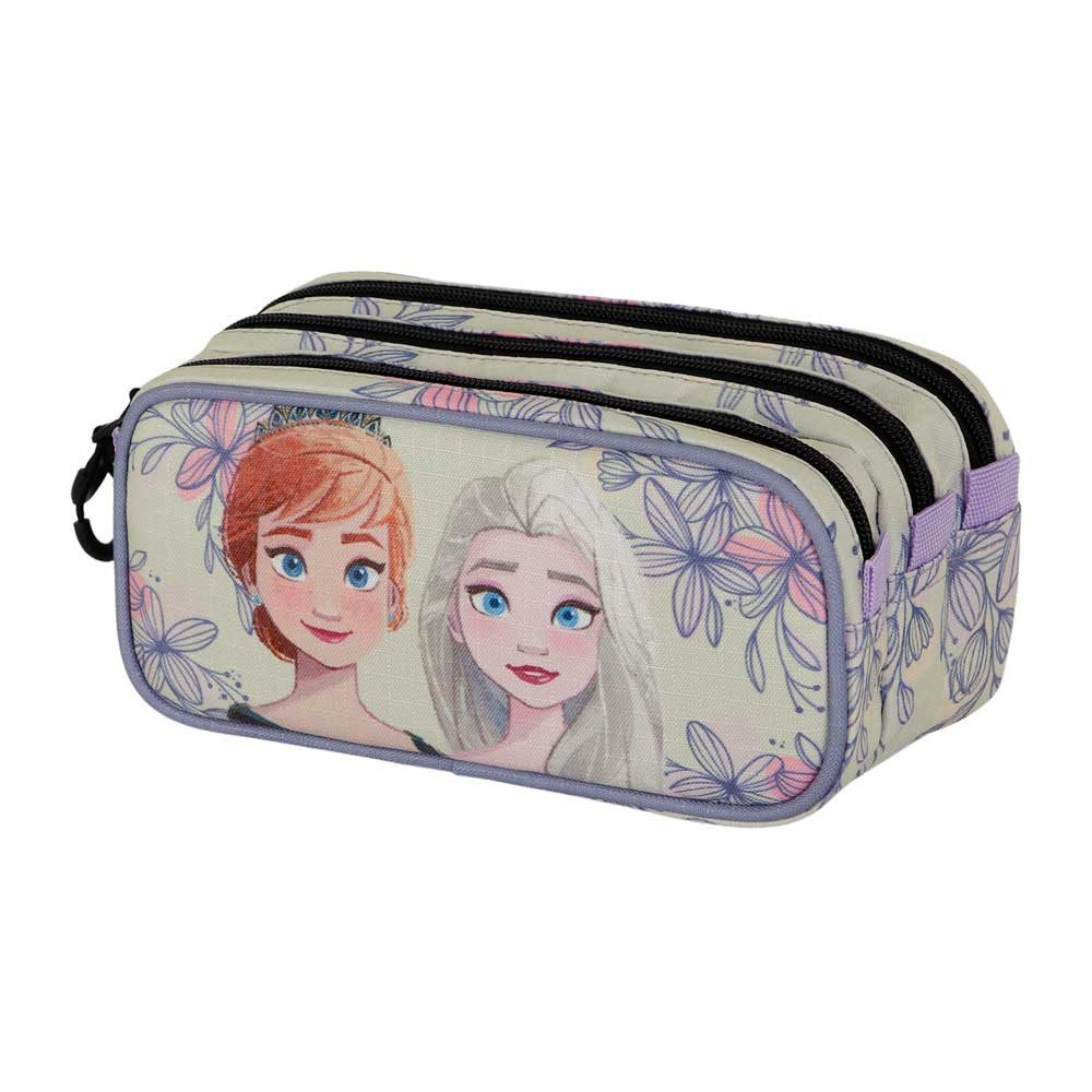 Karactermania Пенали Disney Die Eiskönigin Frozen Mäppchen Schreibmäppchen Federtasche, 3 Fächer
