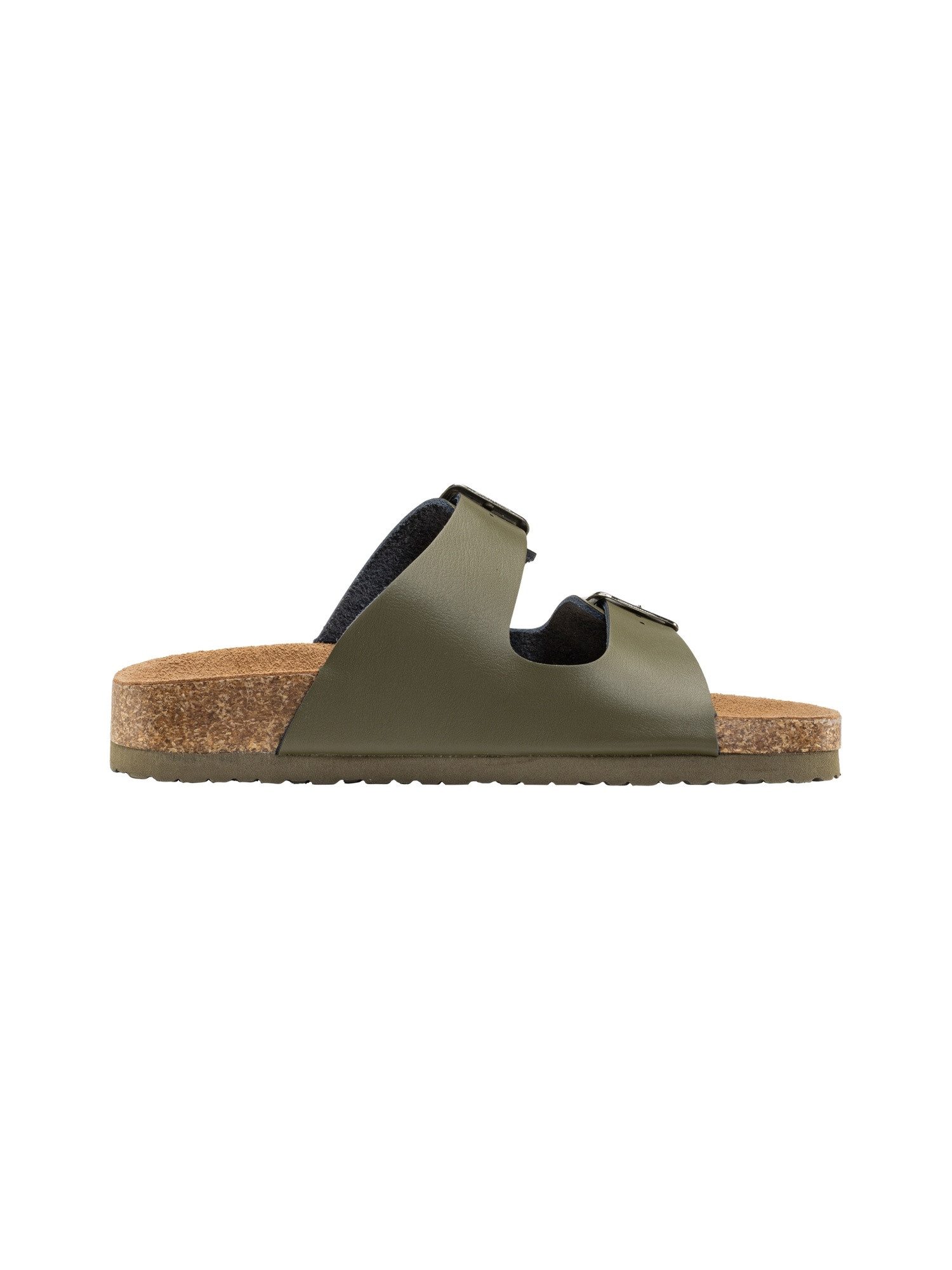 19V69 ITALIA SASSARI ACTION Sandale Damen Pantolette aus Leder mit anatomischem Kork-Lederfußbett
