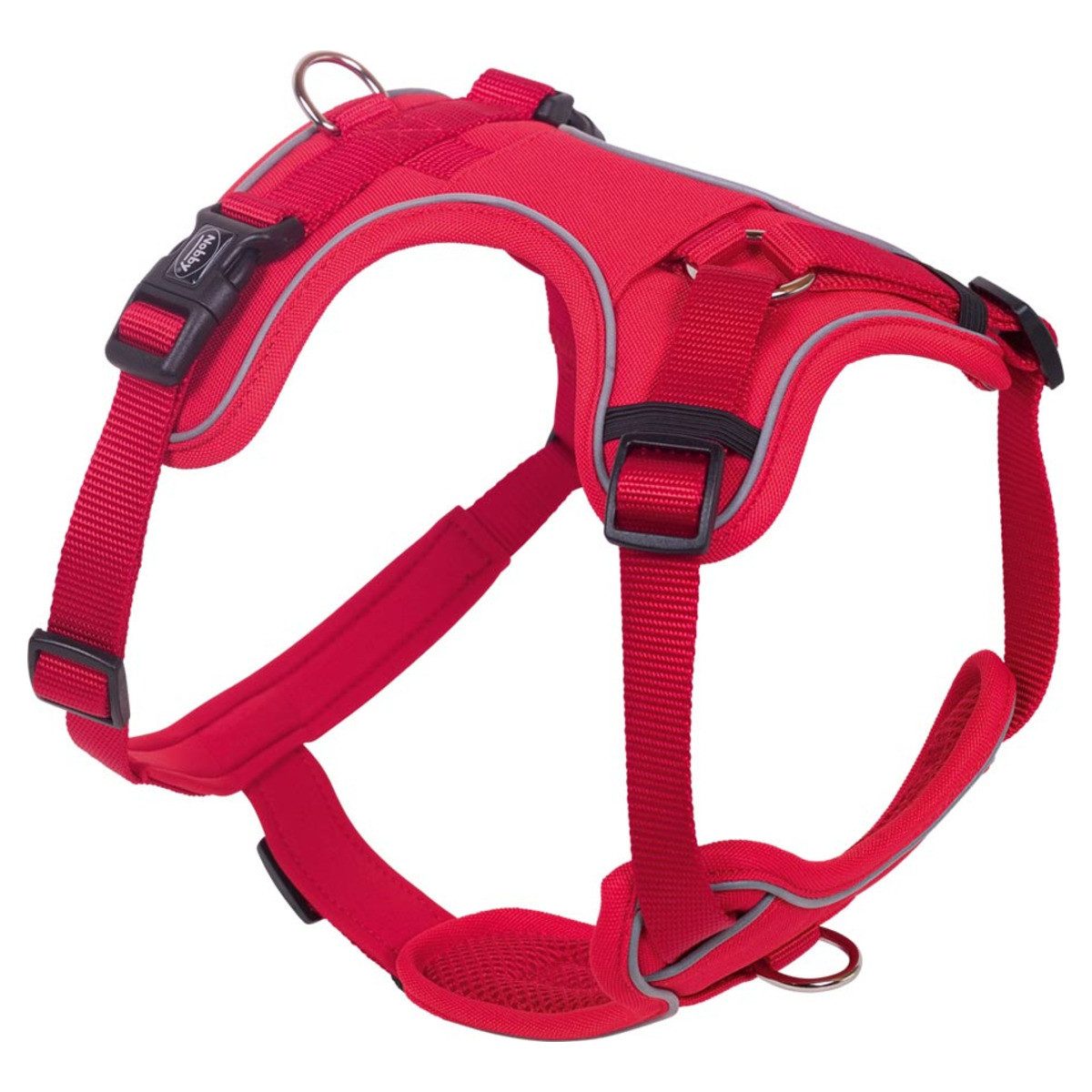 Nobby Hunde-Geschirr Komfortgeschirr Mailo rot