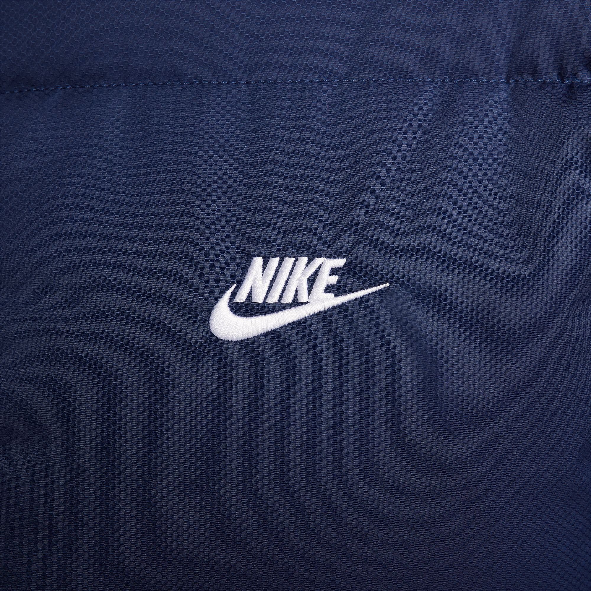 Nike Sportswear Steppjacke M NK CLUB PUFFER NAVY/WHITE TF MIDNIGHT JKT