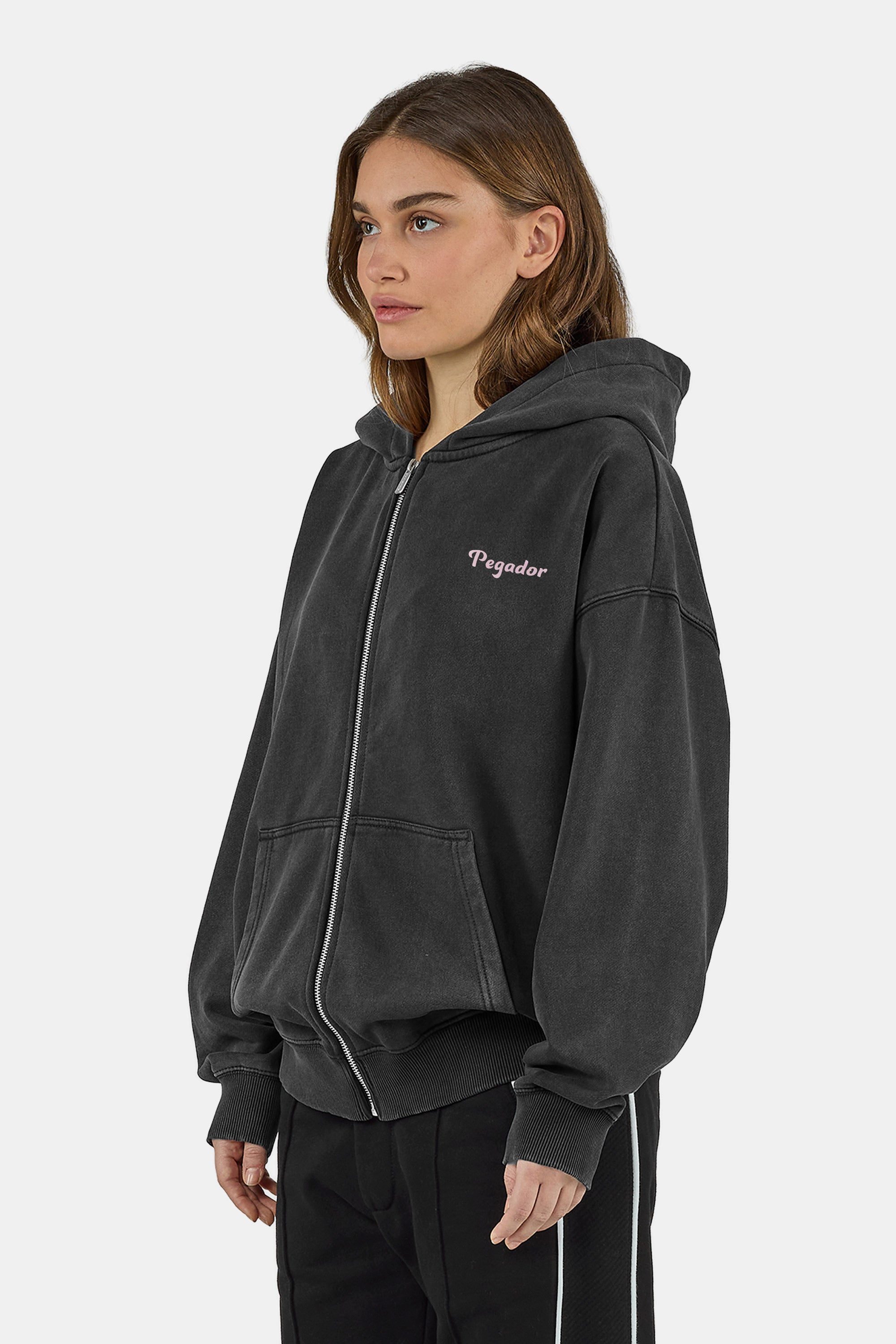 PEGADOR Kapuzensweatshirt Brielle Oversized Hoodie Baumwollmischung, oversize