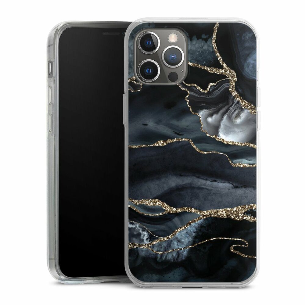 DeinDesign Handyhülle »Dark marble gold Glitter look« Apple iPhone 12 Pro  Max, Silikon Hülle, Bumper Case, Handy Schutzhülle, Smartphone Cover  Glitzer Look Marmor Trends online kaufen | OTTO