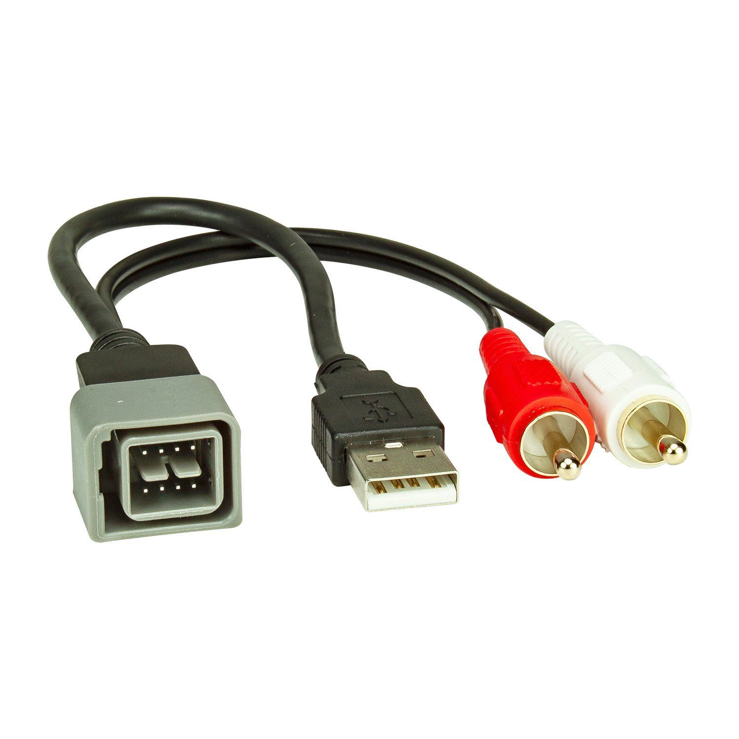 USB+AUX Replacement Austausch Adapter passt für Nissan Cube Juke Versa KFZ Adapter
