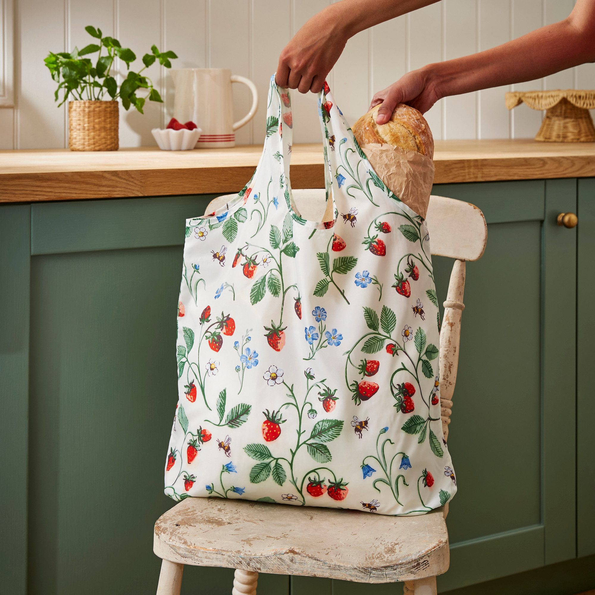 Ulster Weavers Einkaufsbeutel Strawberry Patch, faltbare Einkaufstasche inc günstig online kaufen