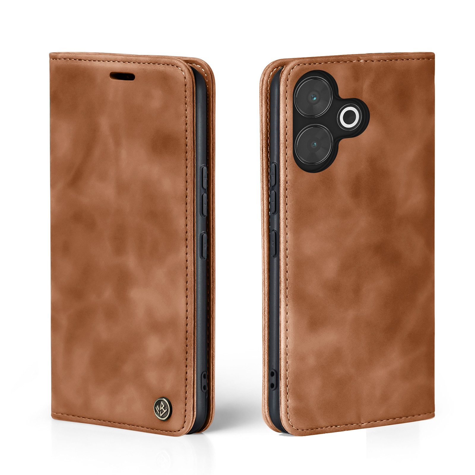 Tec-Expert Handyhülle Tasche Hülle für Xiaomi Redmi 13 6.79 Zoll, 6.79, Cover Klapphülle Case mit Kartenfach Fliphülle aufstellbar