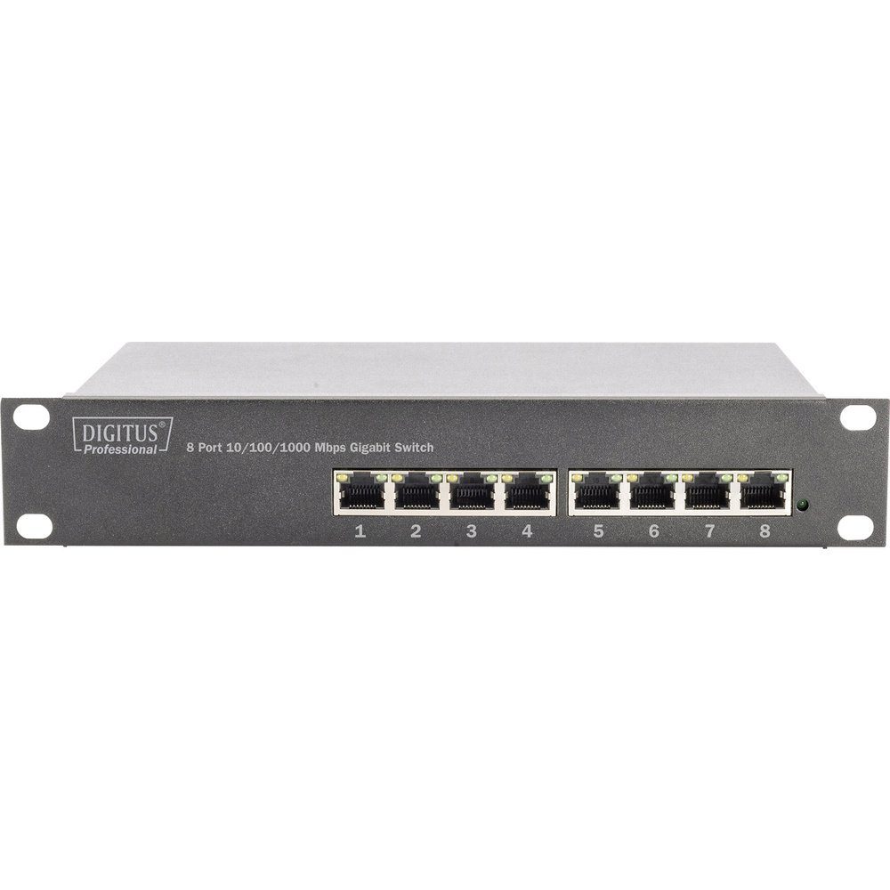 Digitus Digitus DN-80114 Netzwerk Switch 8 Port 10 / 100 / 1000 MBit/s Netzwerk-Switch