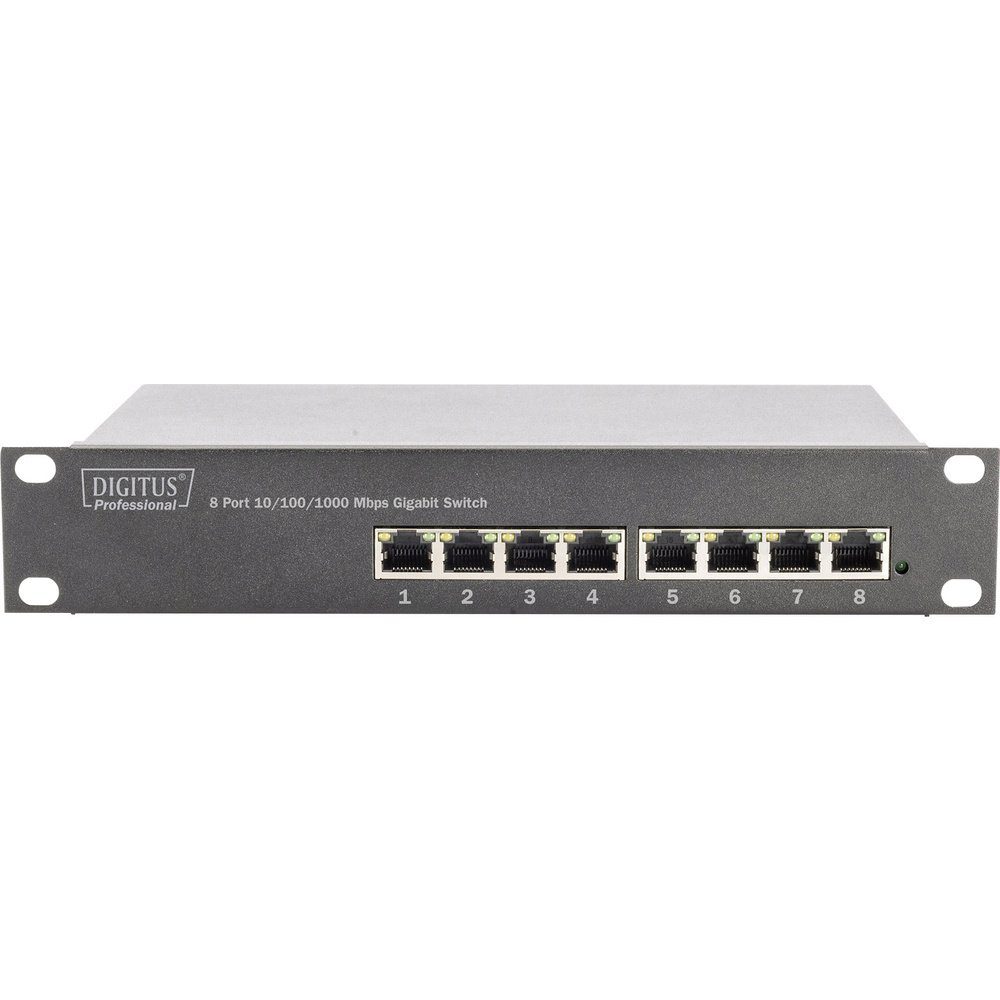 Digitus DN-80114 Netzwerk Switch 8 Port 10 / 100 / 1000 MBit/s Netzwerk-Switch